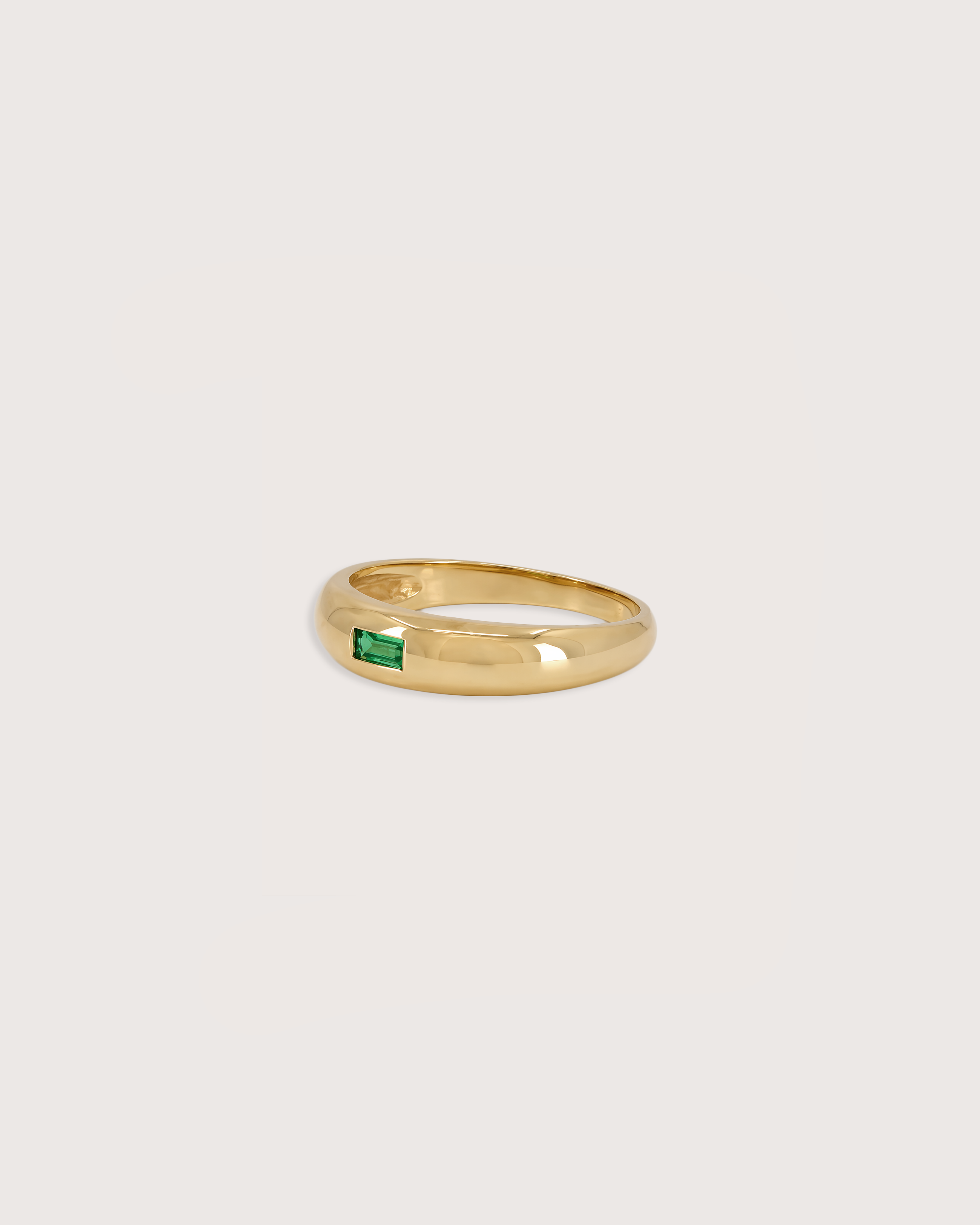 Arden Emerald Dome Ring
