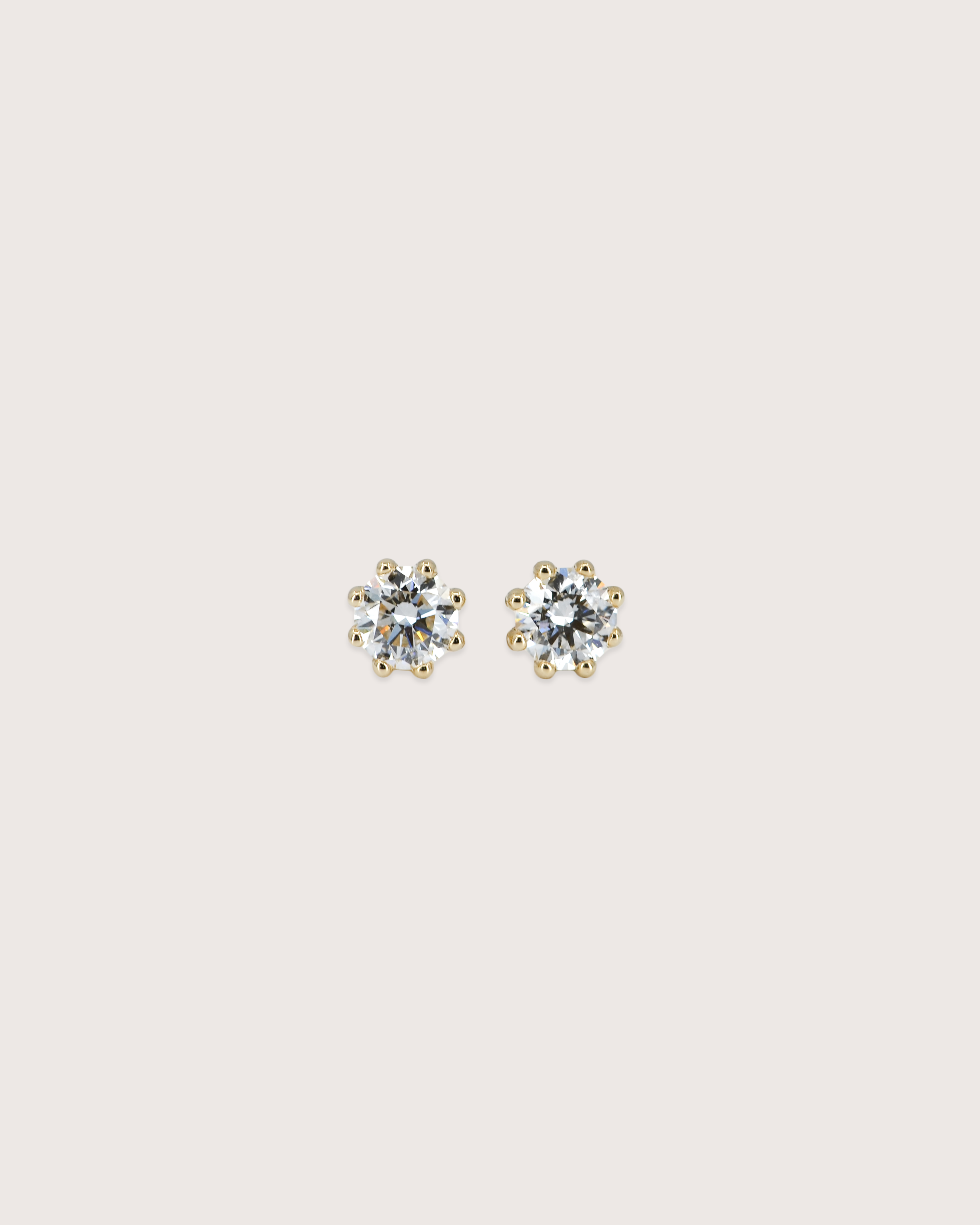 Aria Diamond Stud Earrings