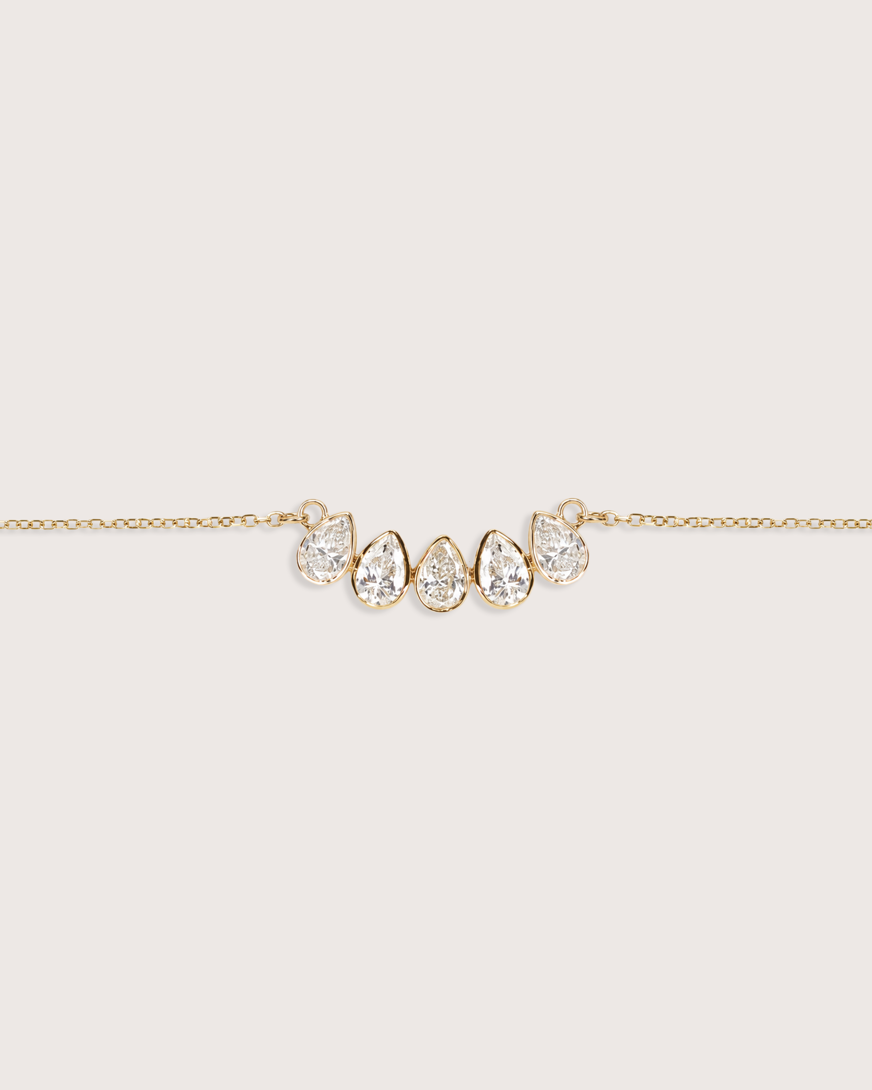 Blair Pear Diamond Necklace