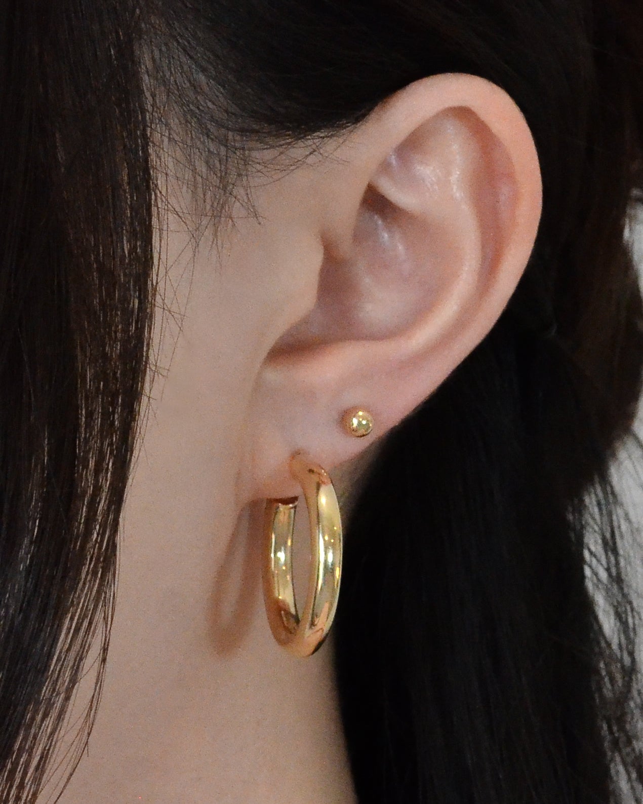 Chunky Hoop Earrings