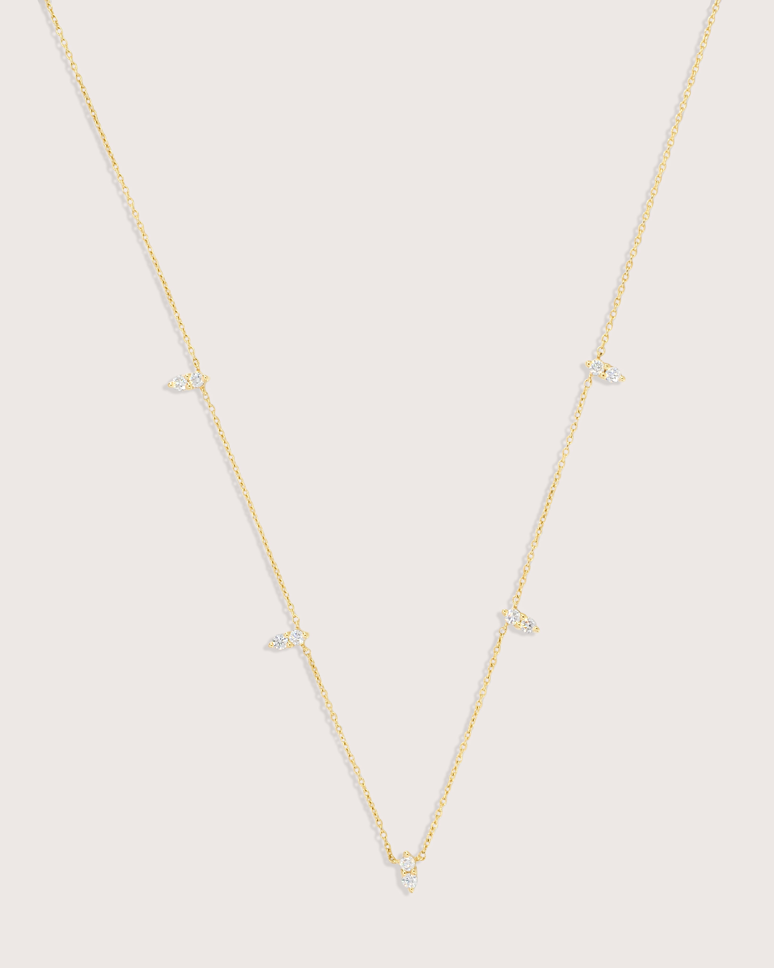 Cinque Marquise Diamond Necklace