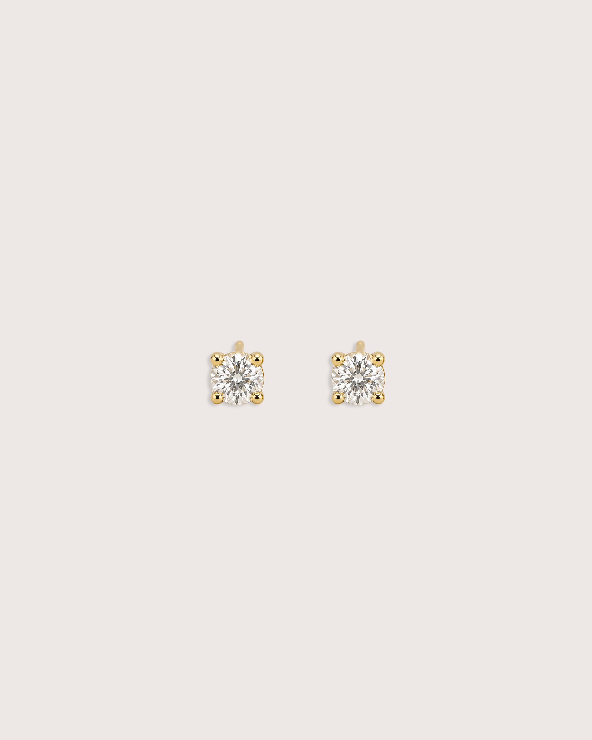 Classic Diamond Stud Earrings