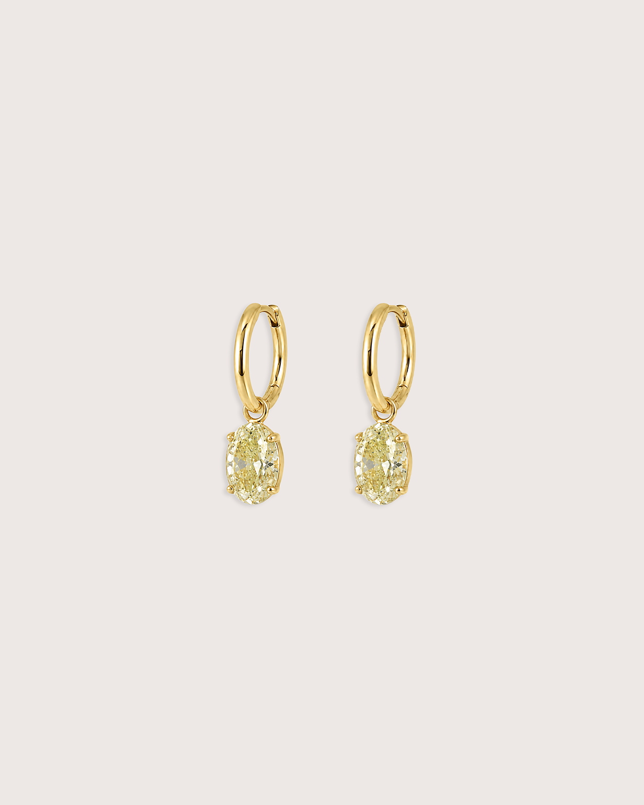 Dawn Yellow Diamond Drop Huggies