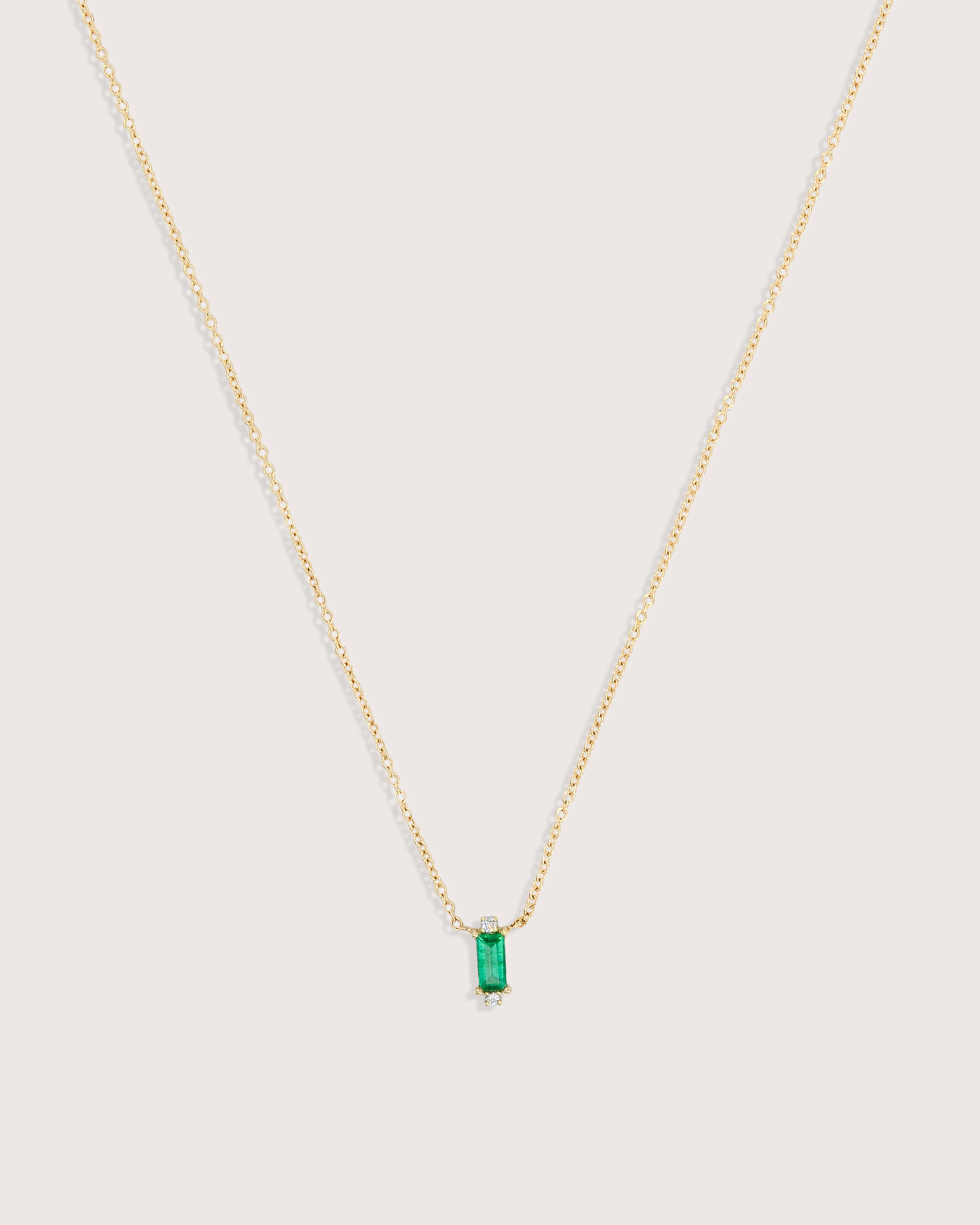Eden Emerald Diamond Necklace