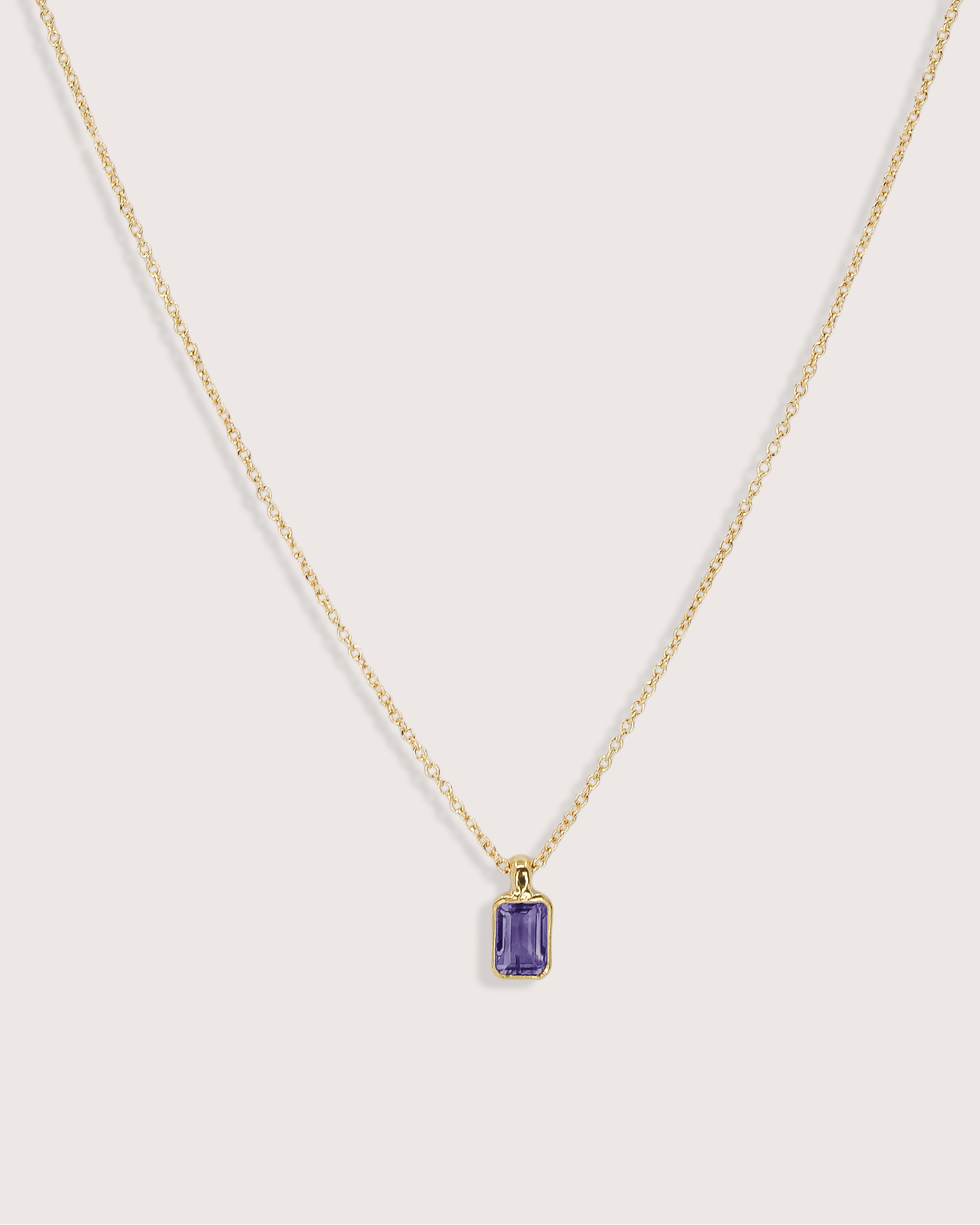 Elise Birthstone Necklace Alexandrite