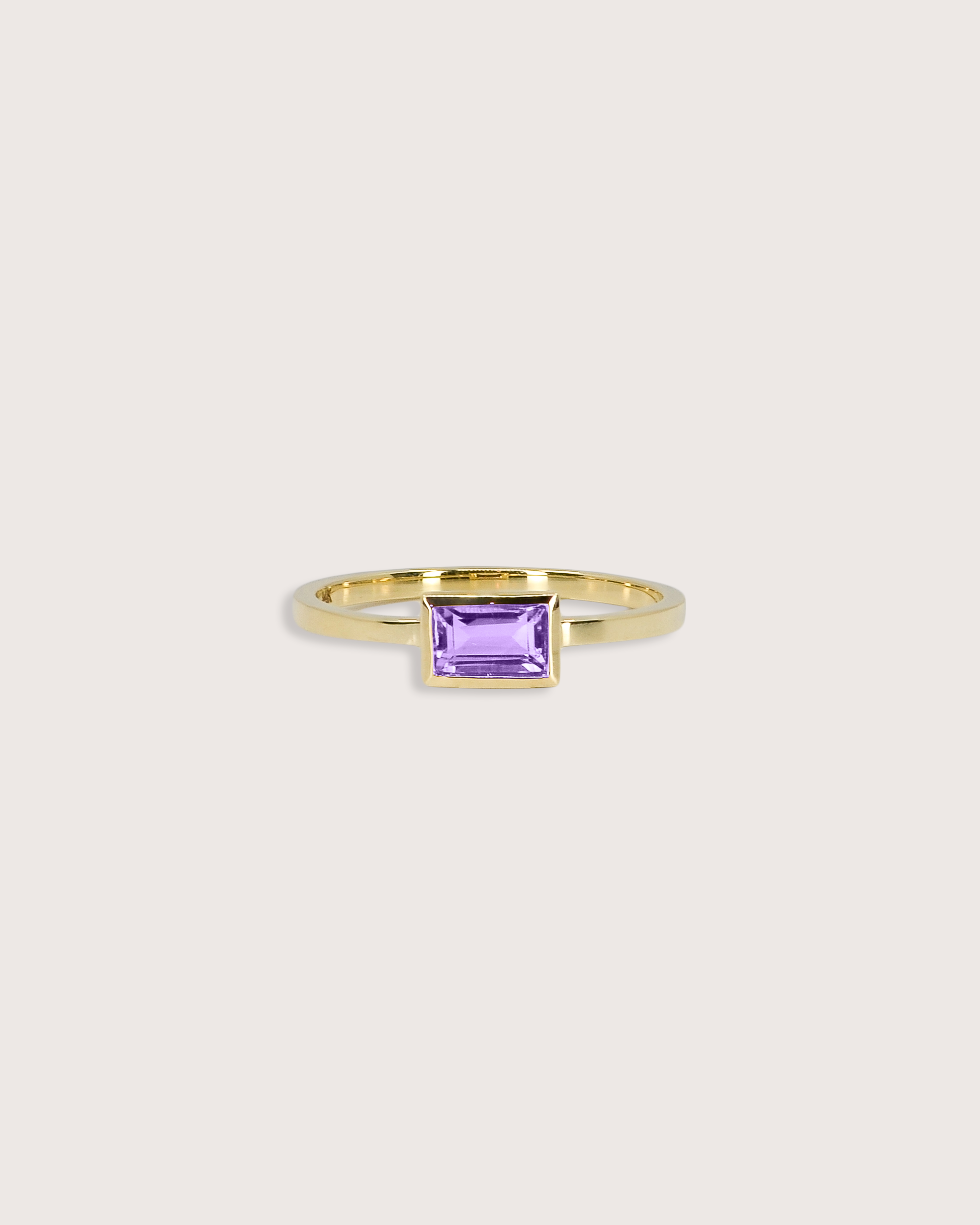 Elise Birthstone Ring Amethyst