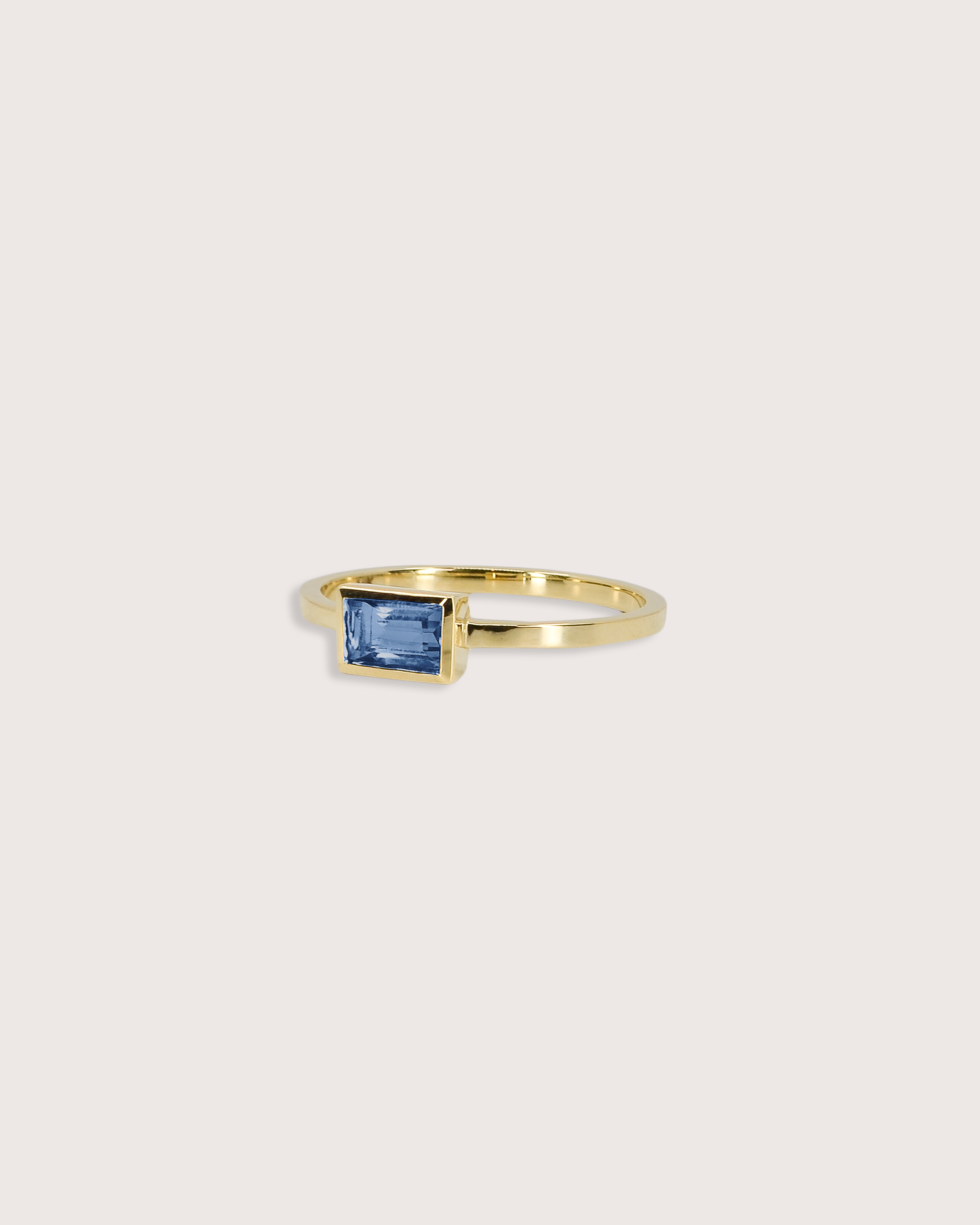 Elise Birthstone Ring Blue Sapphire