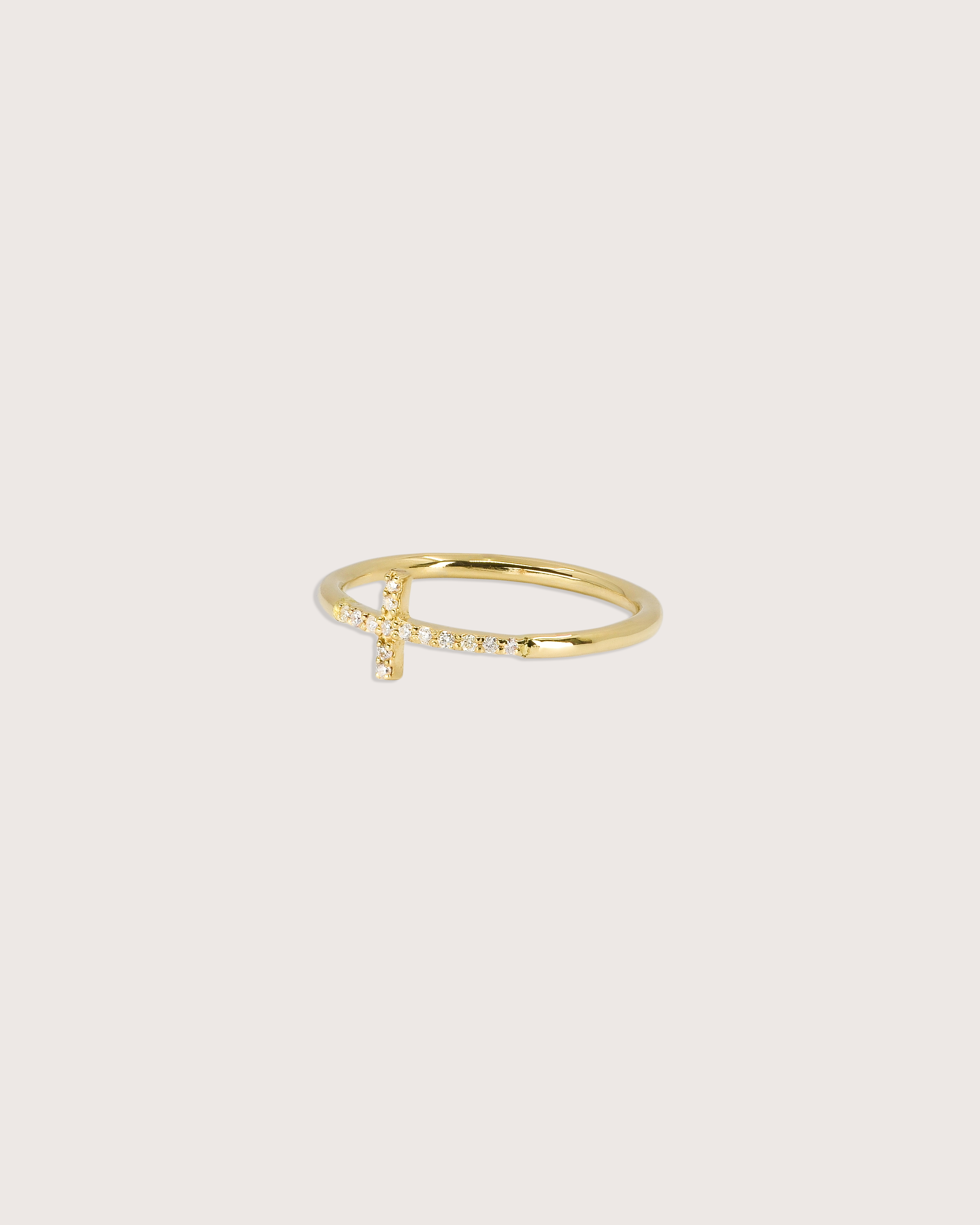 Shiloh Diamond Cross Ring