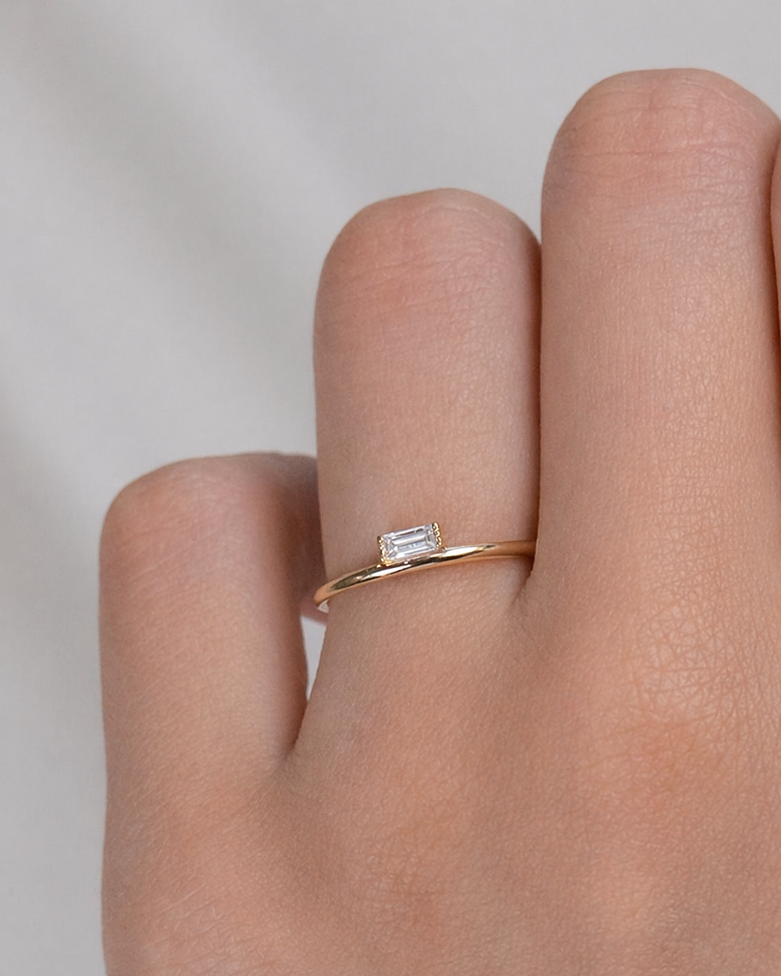 Gemma Diamond Stacker Ring