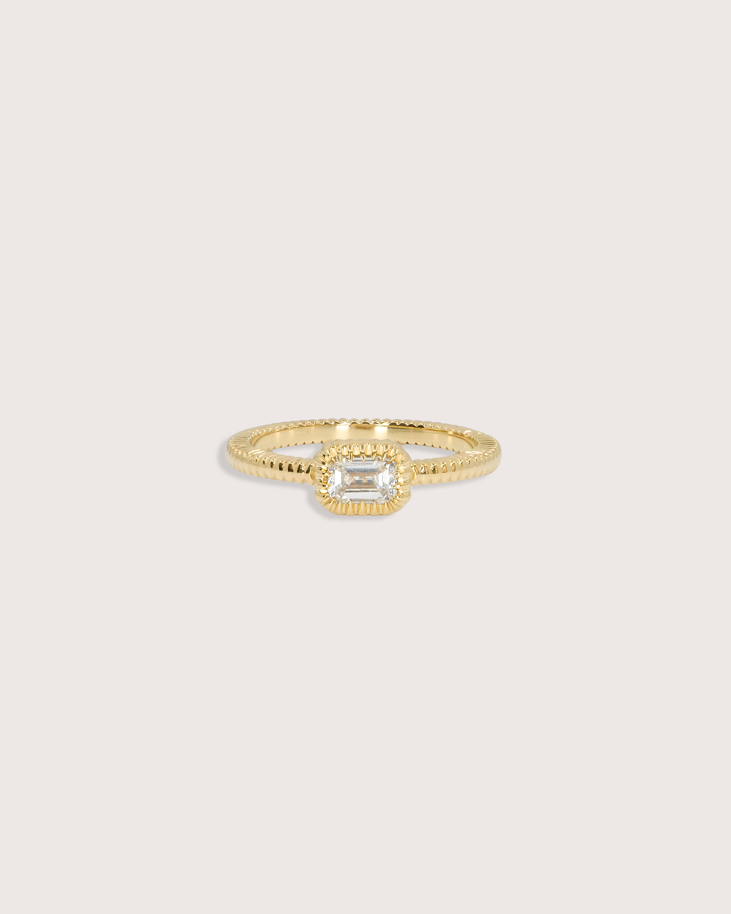Josie Emerald Diamond Ring