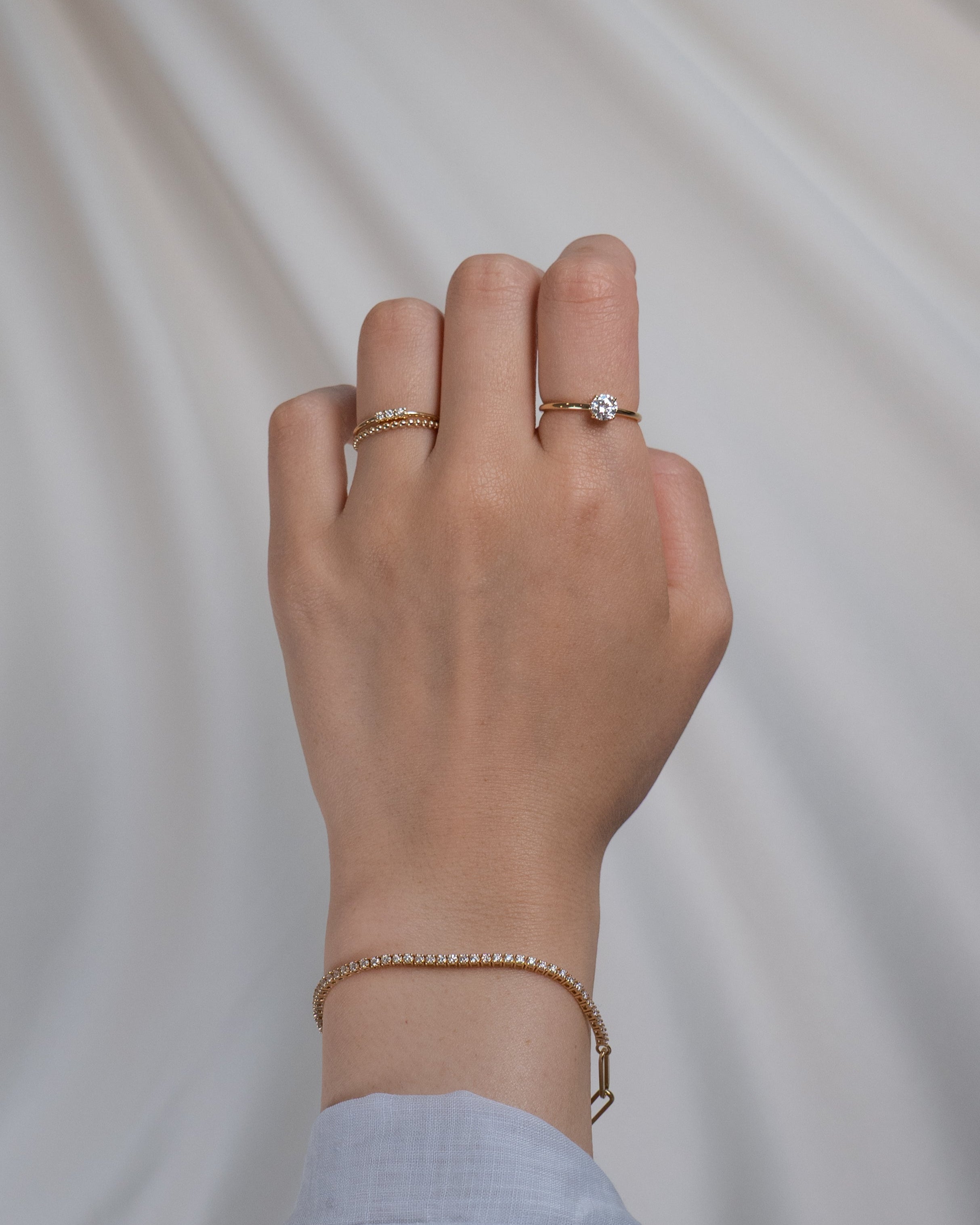 Lior Classic Round Diamond Ring