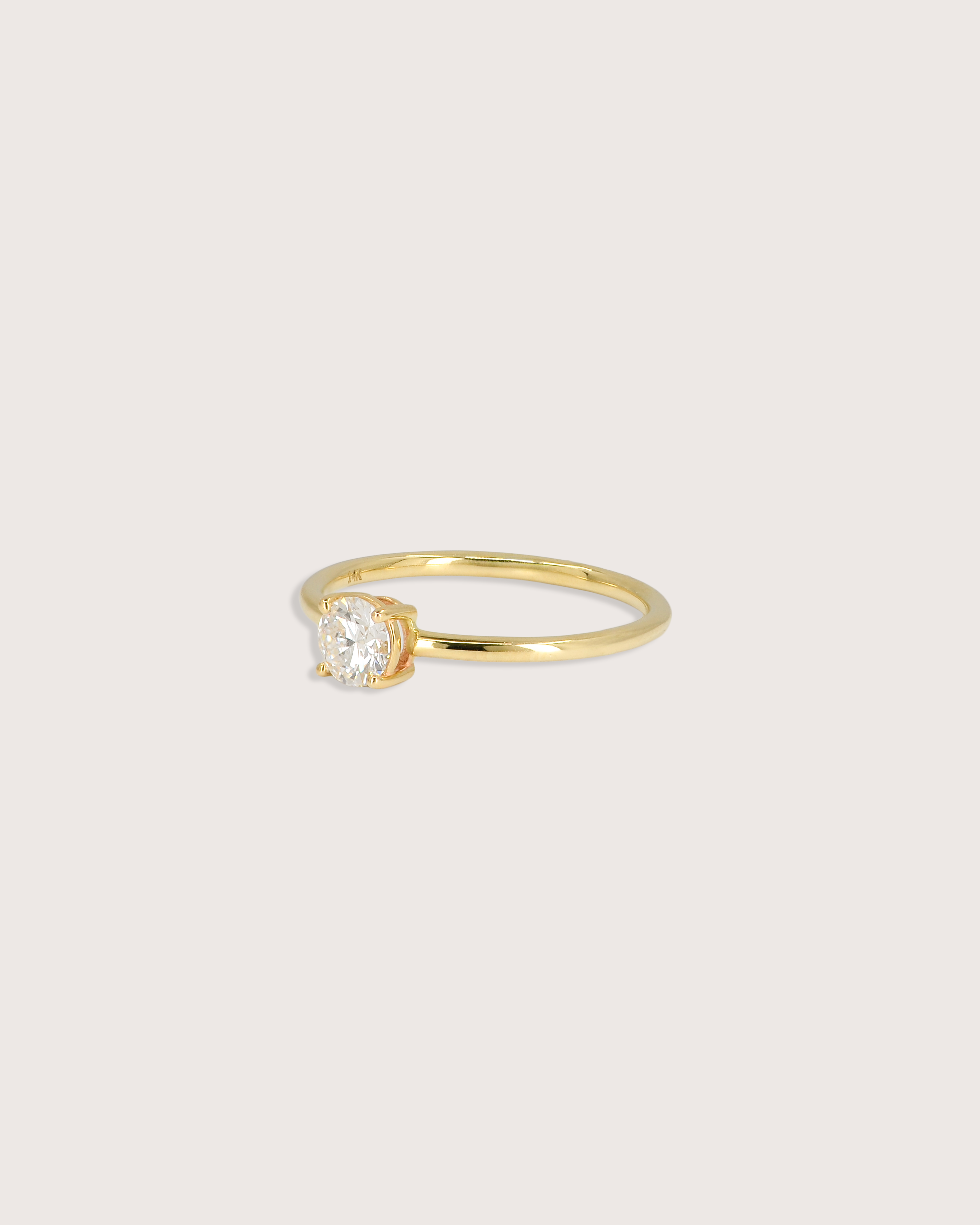 Lior Classic Round Diamond Ring