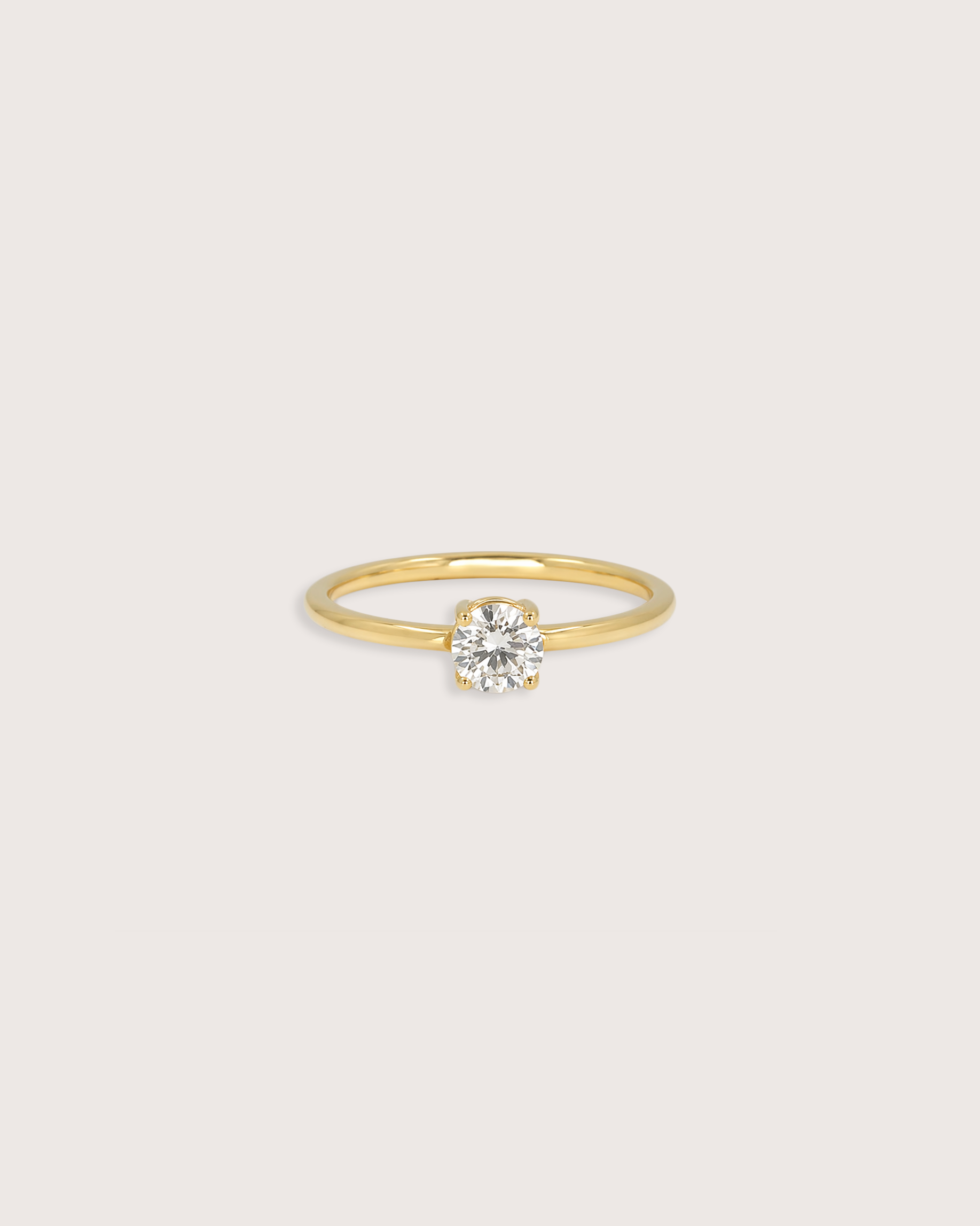 Lior Classic Round Diamond Ring