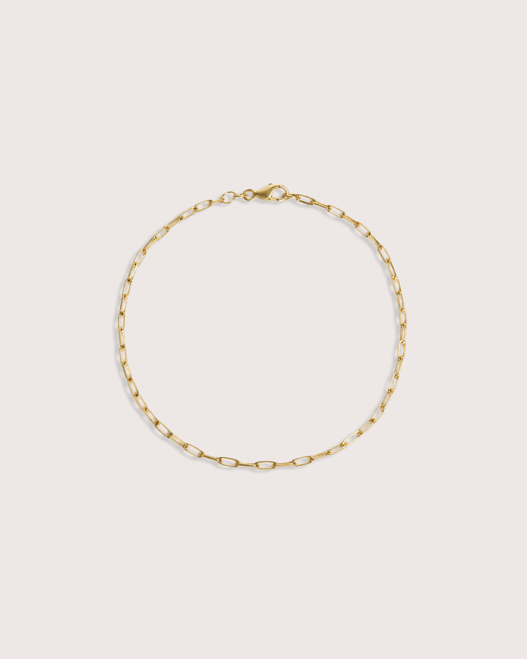 Micro Paperclip Chain Bracelet