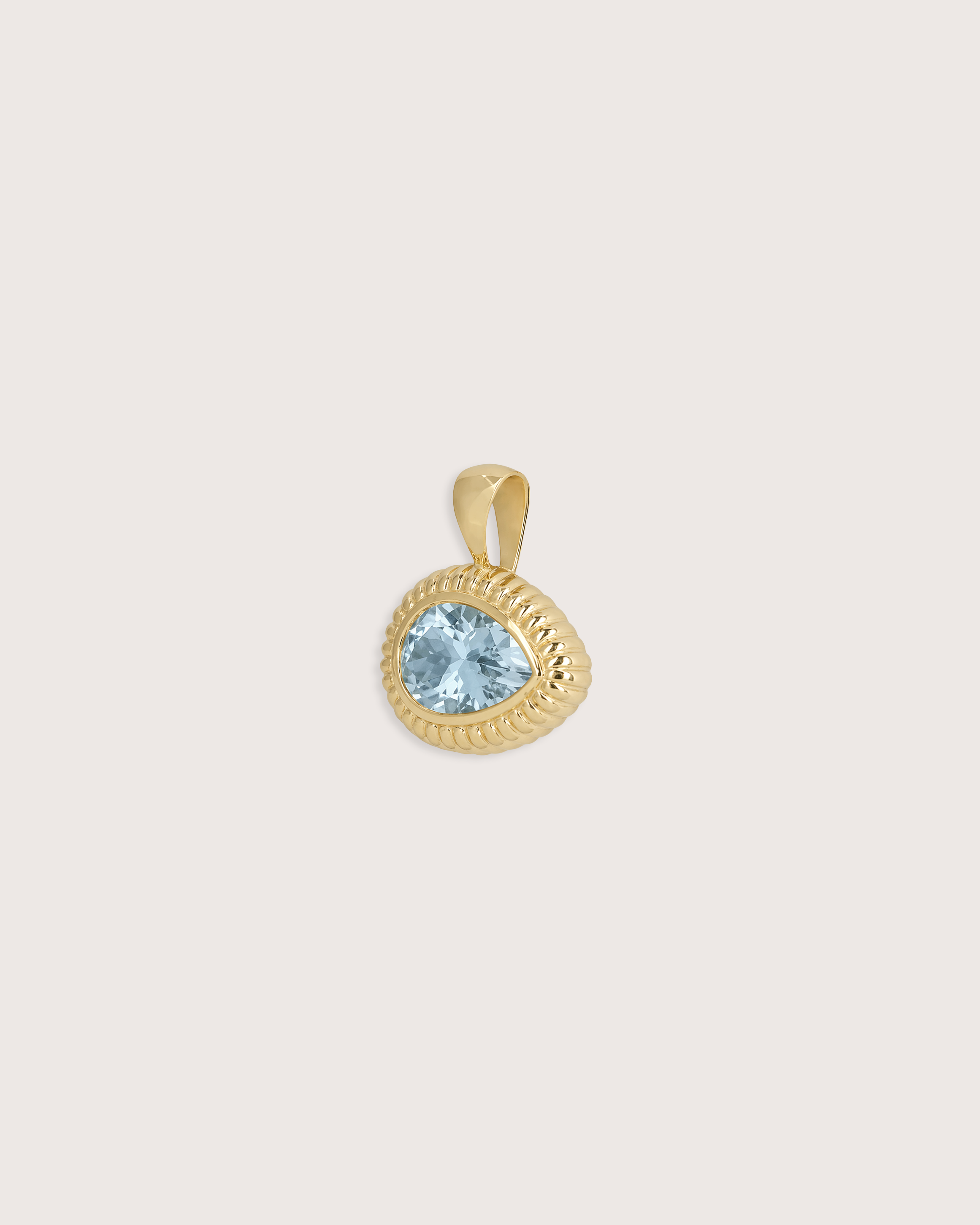 Nora Pendant in Aquamarine
