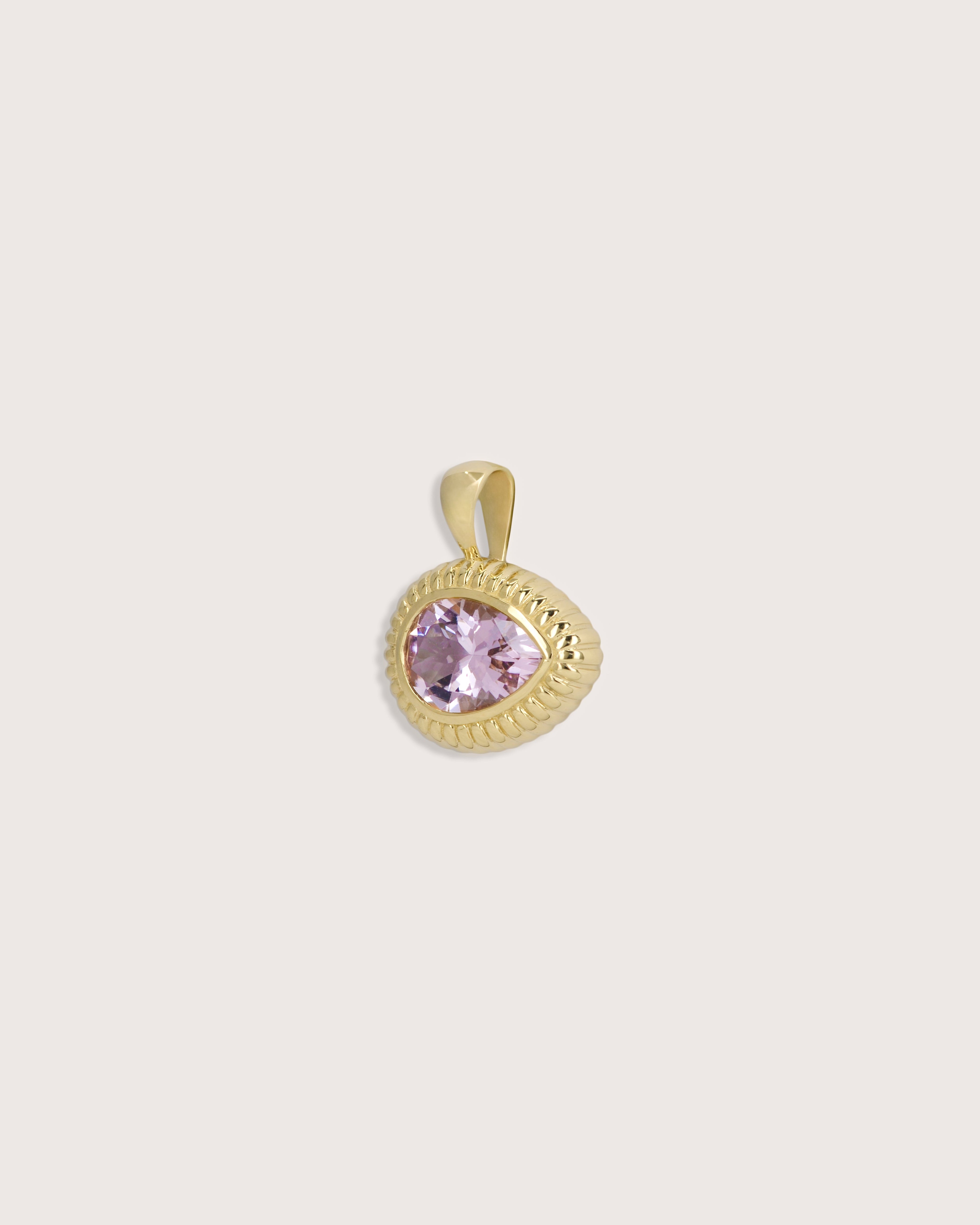 Nora Pendant in Morganite