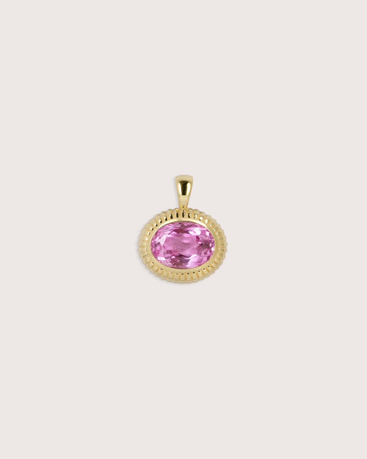 Nora Pendant in Pink Sapphire - One of One