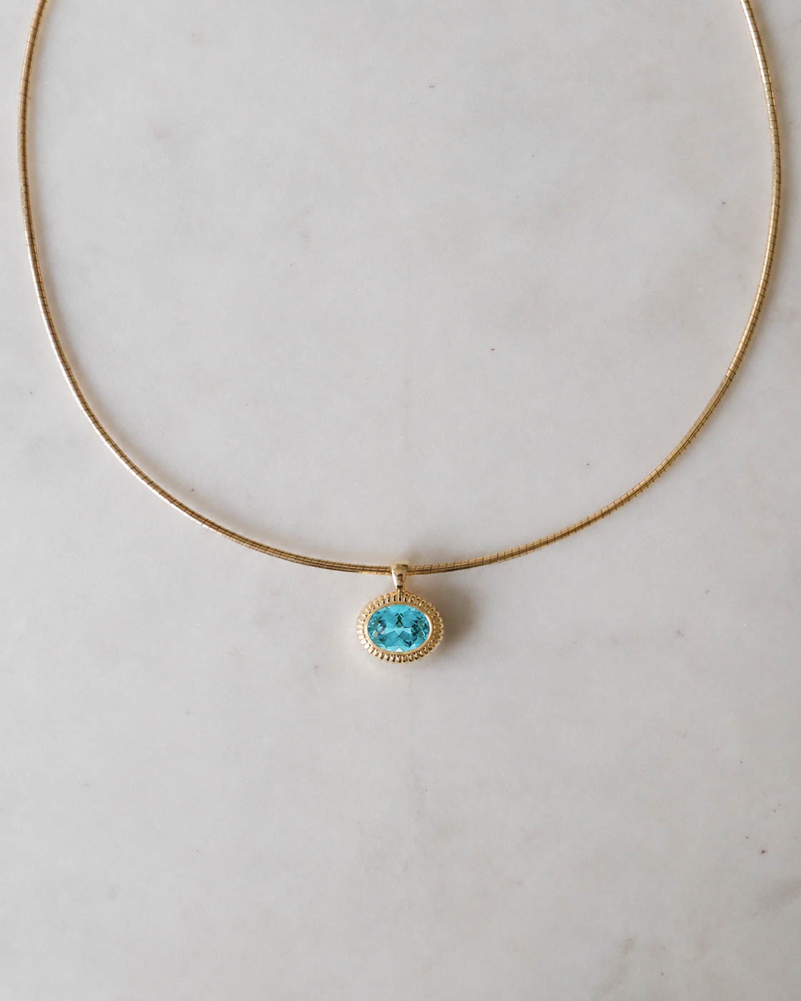 Nora Pendant in Paraiba