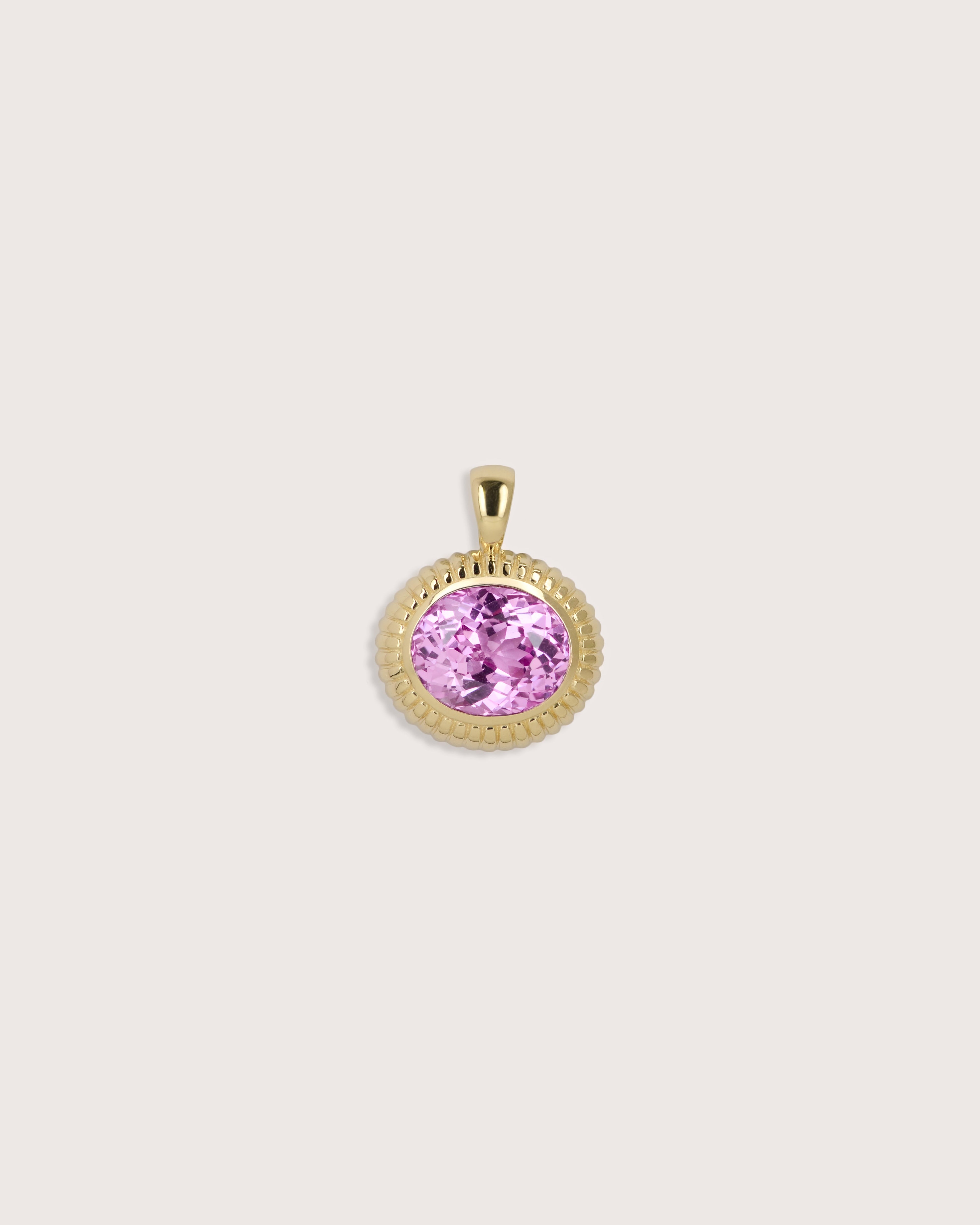 Nora Pendant in Pink Sapphire