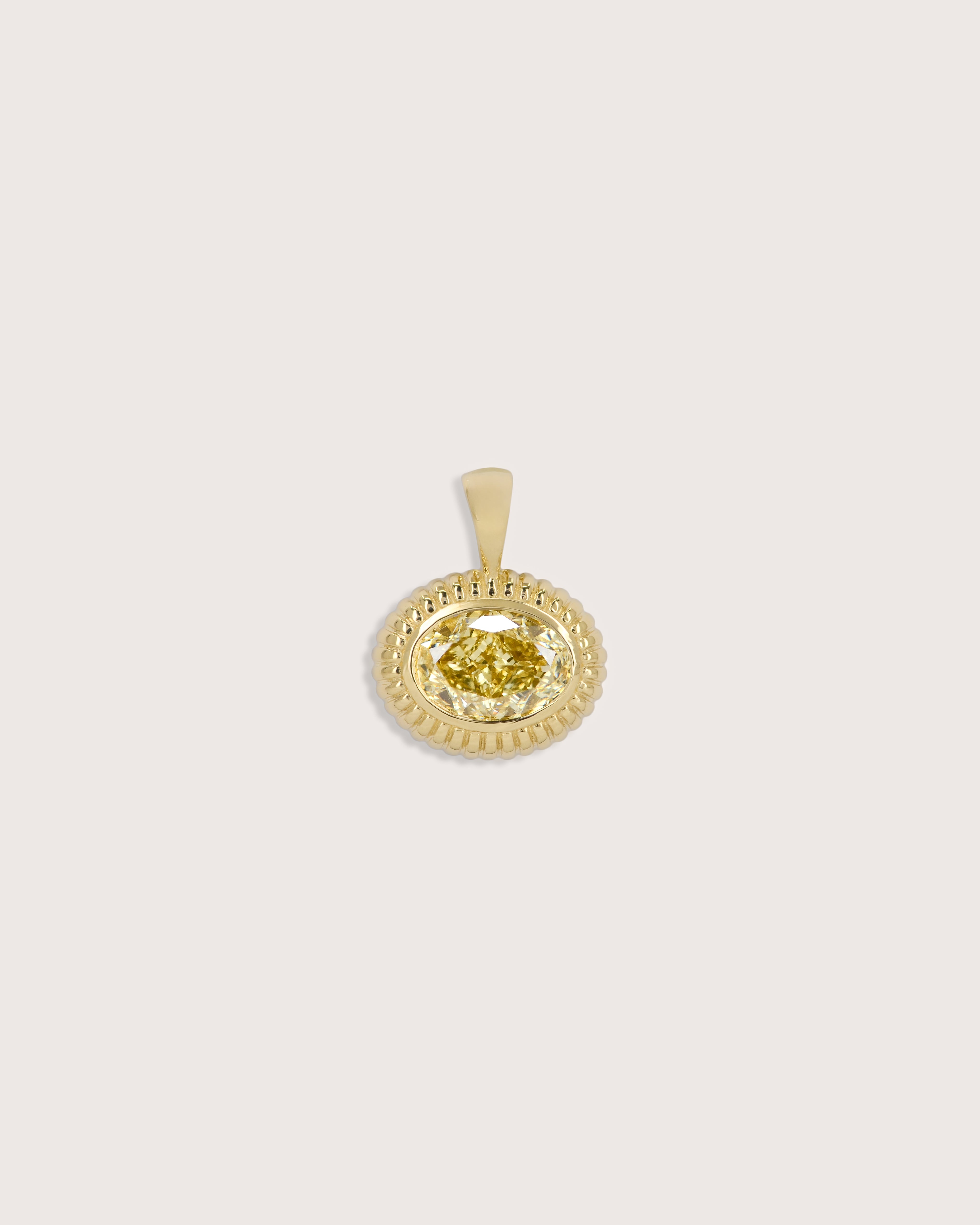 Nora Pendant in Yellow Diamond