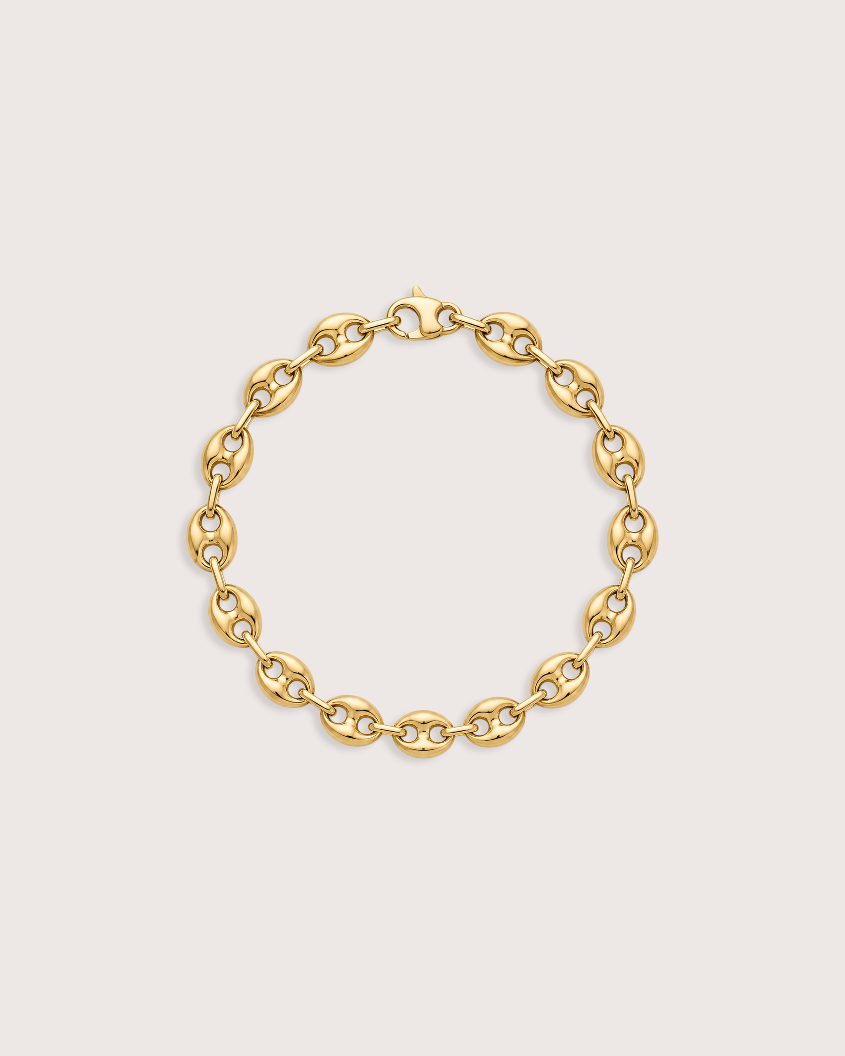 Puffed Mariner Chain Bracelet