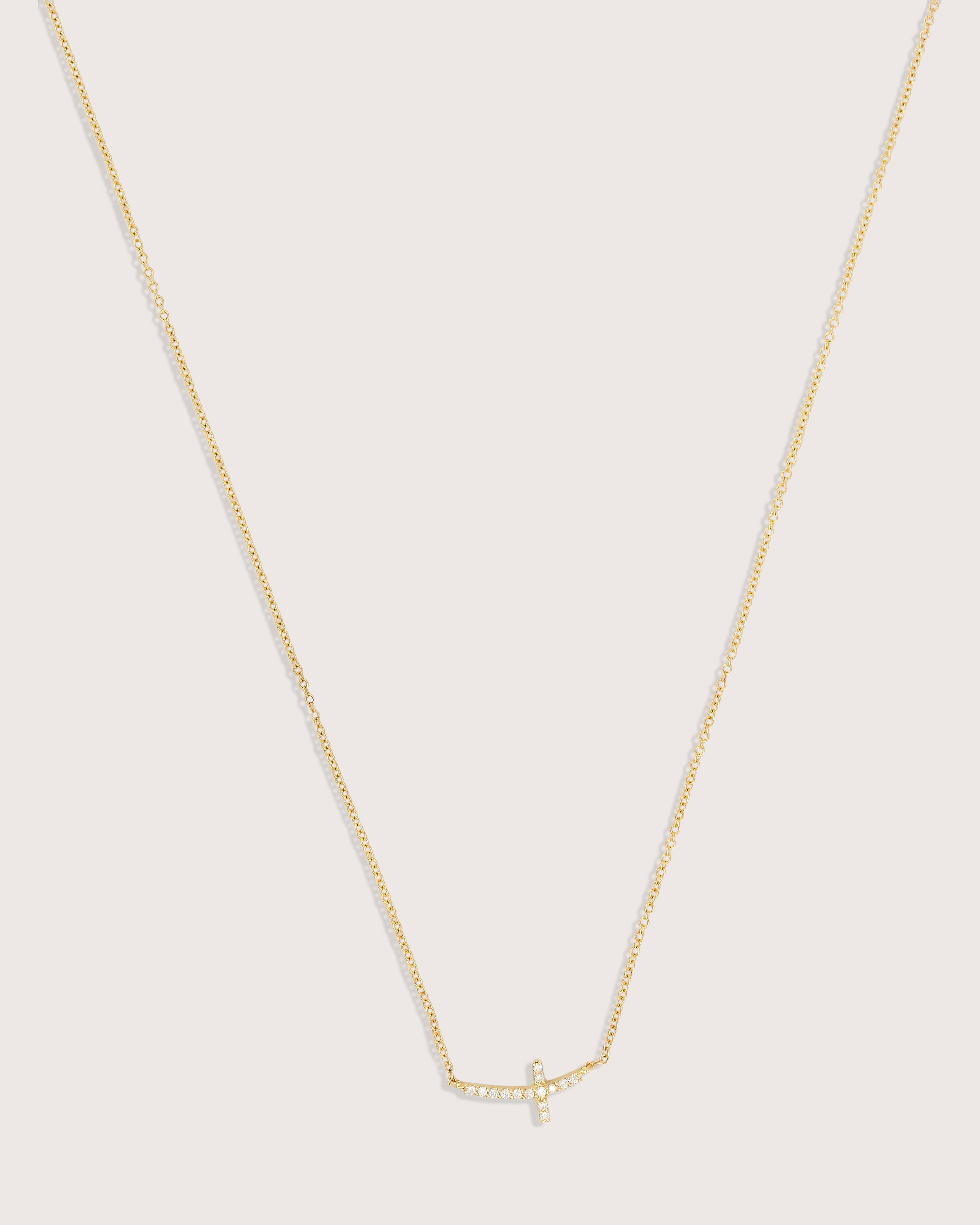 Shiloh Diamond Cross Necklace