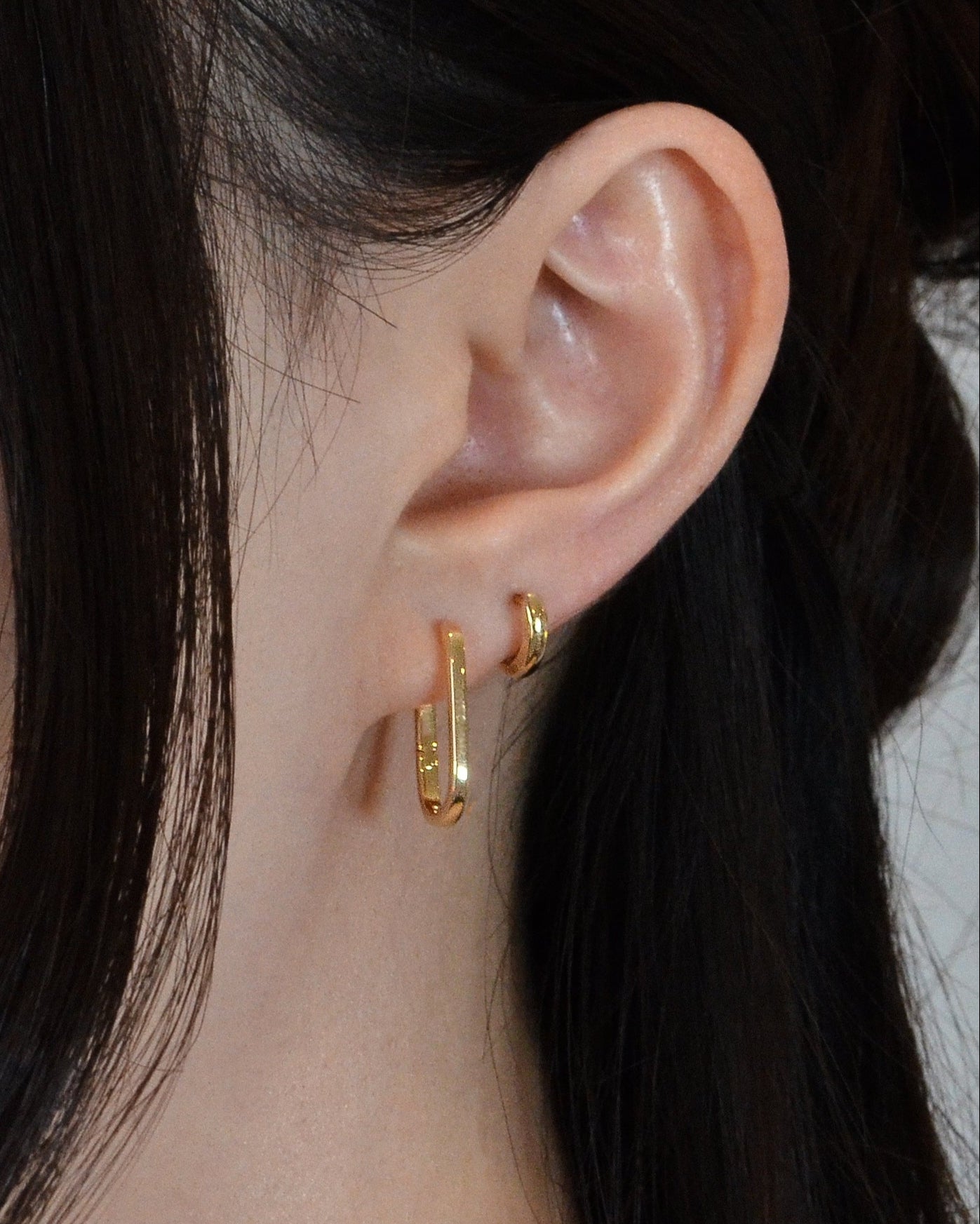 Rectangle Hoop Earrings