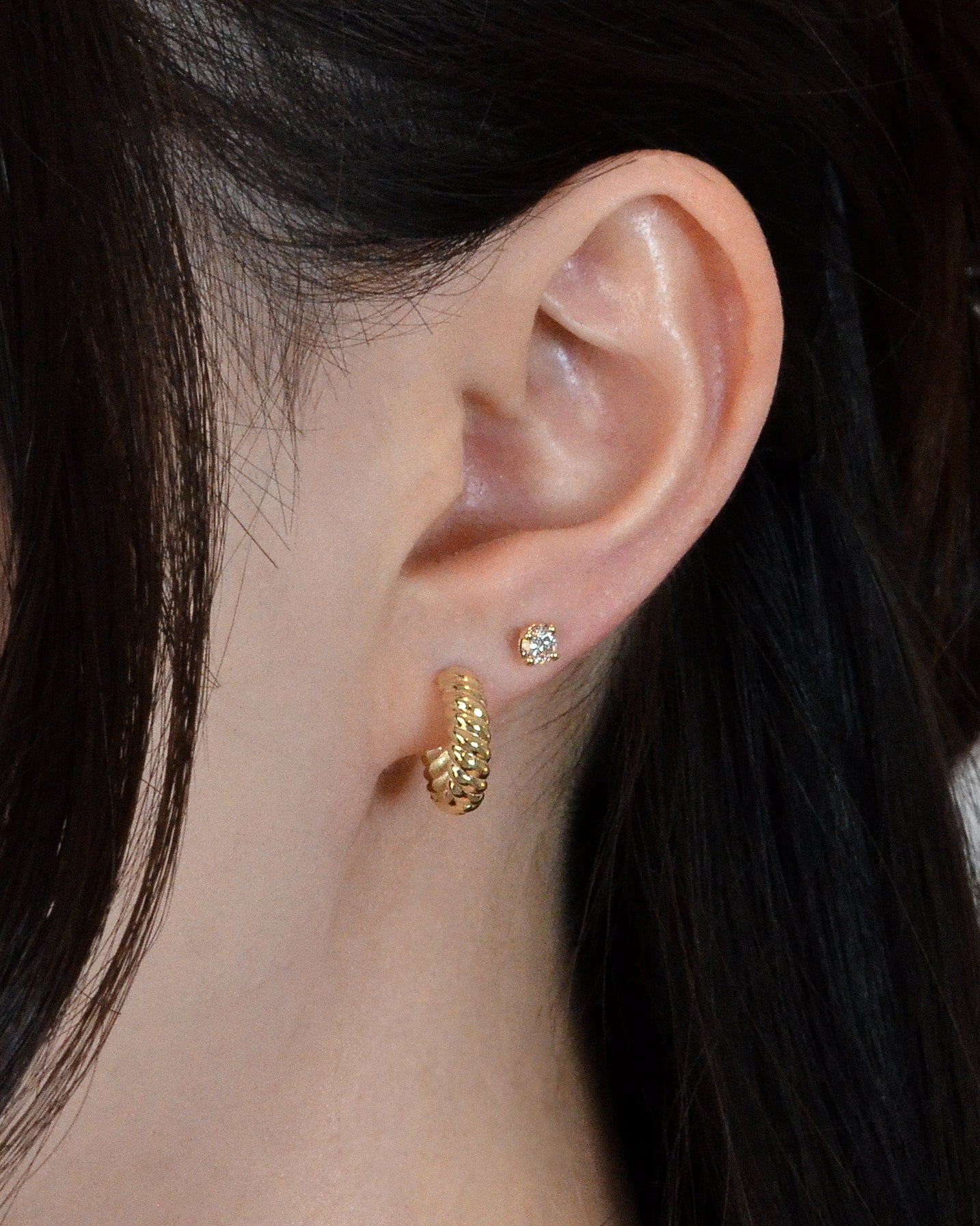 Twisted Hoop Earrings