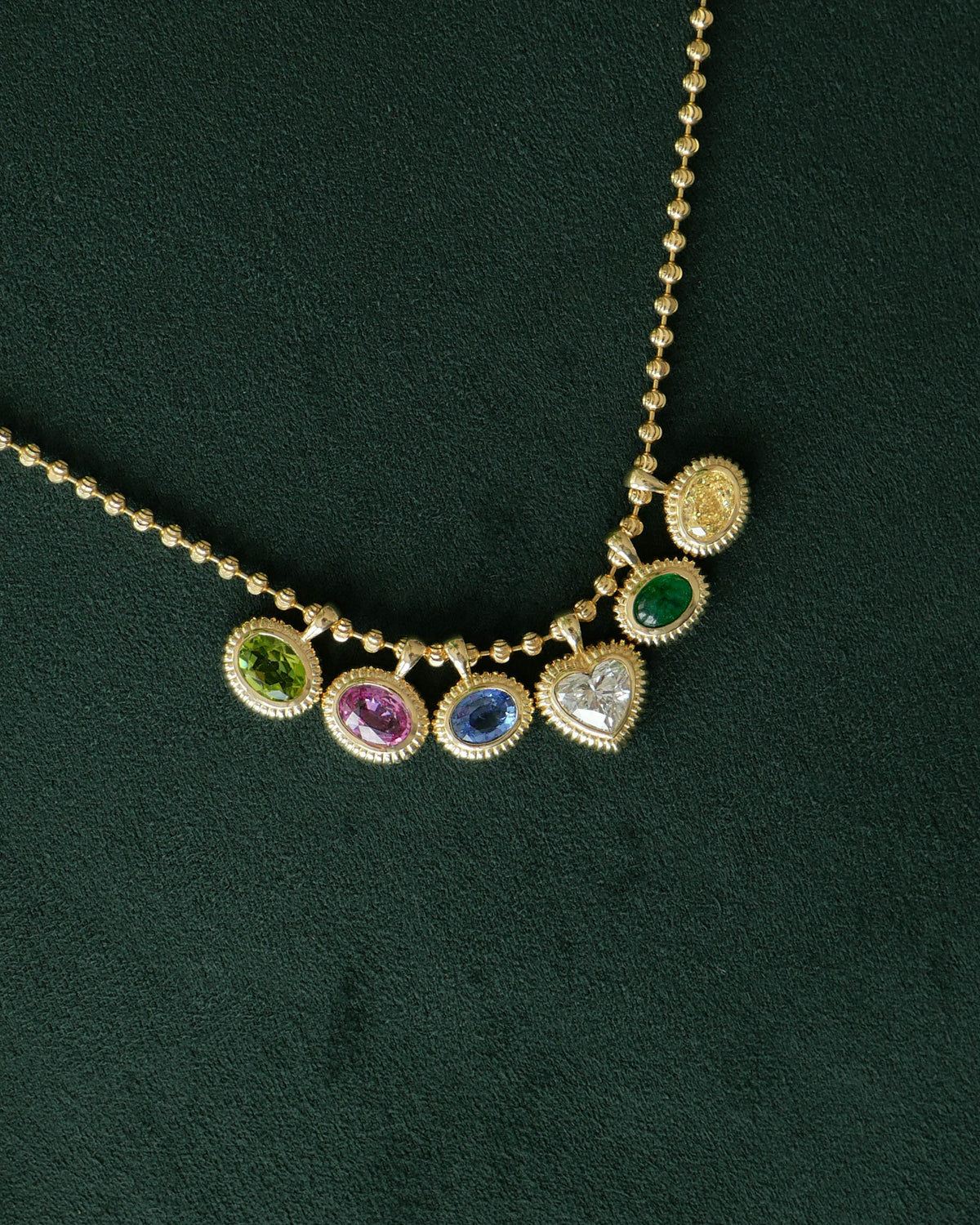 Nora Pendant in Peridot - One of One