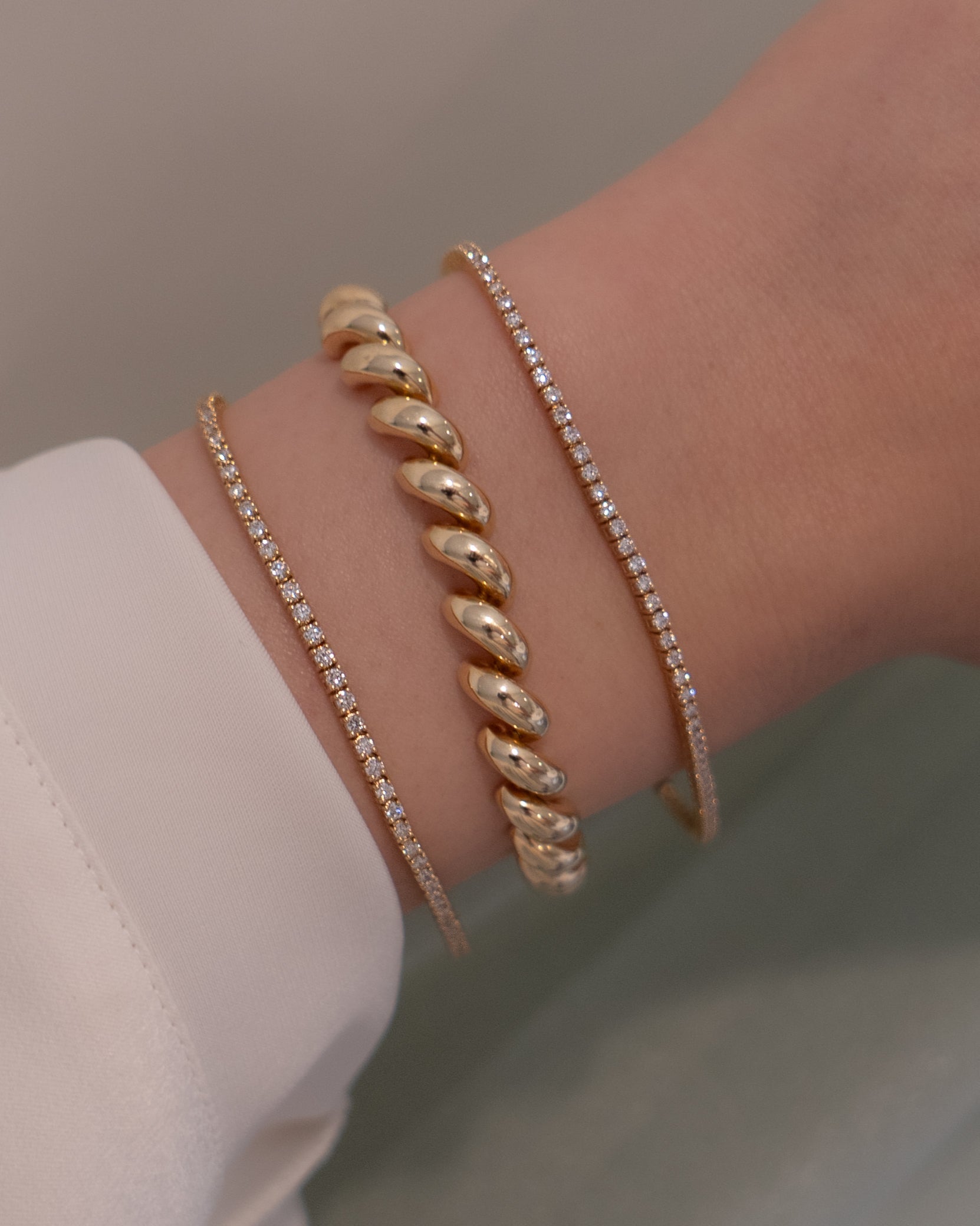 Amelie Diamond Tennis Bracelet