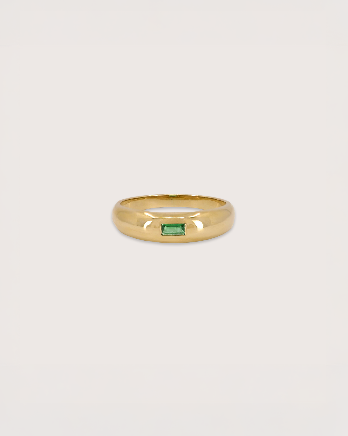 Arden Emerald Dome Ring