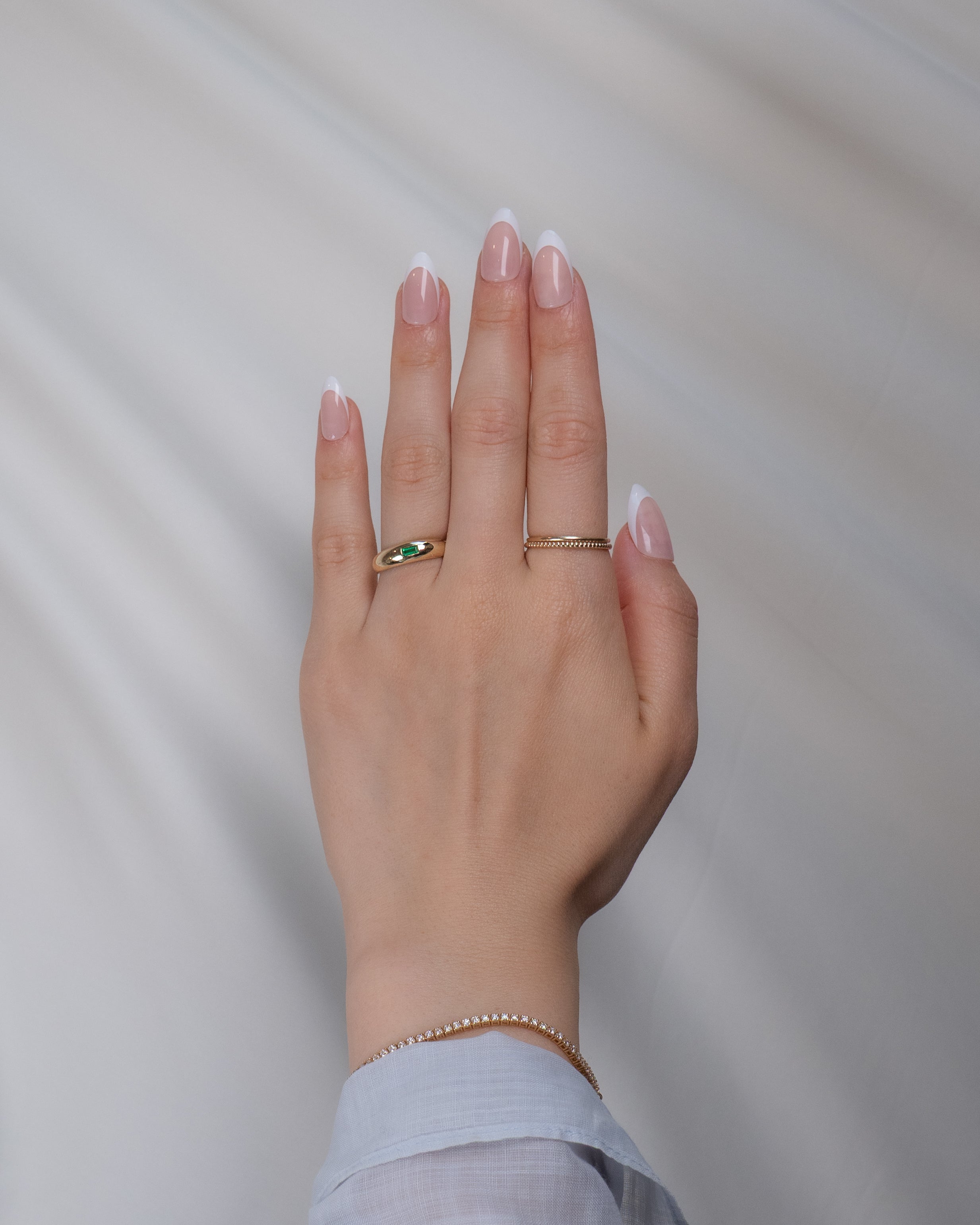 Arden Emerald Dome Ring