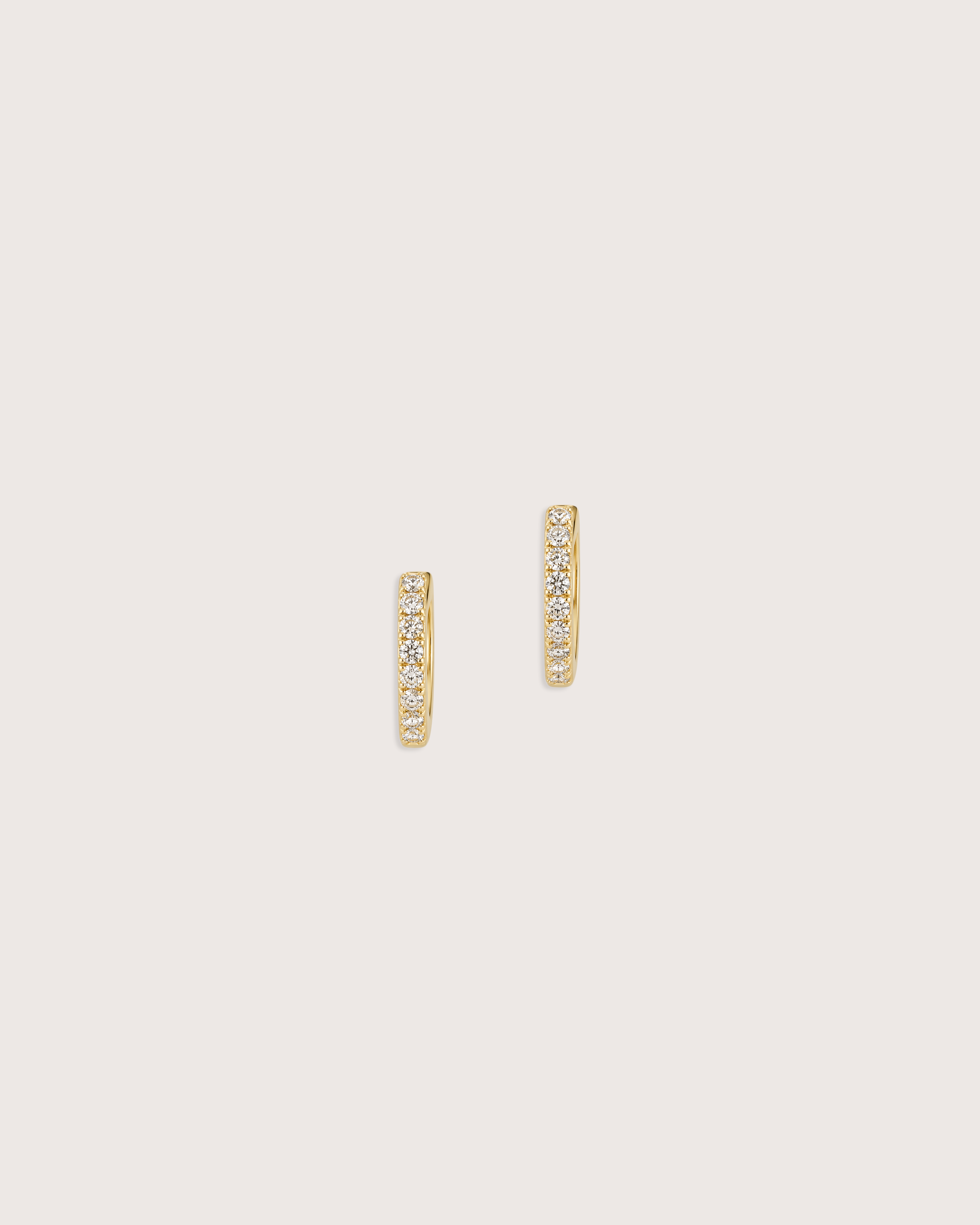 Bold Pavé Diamond Huggies