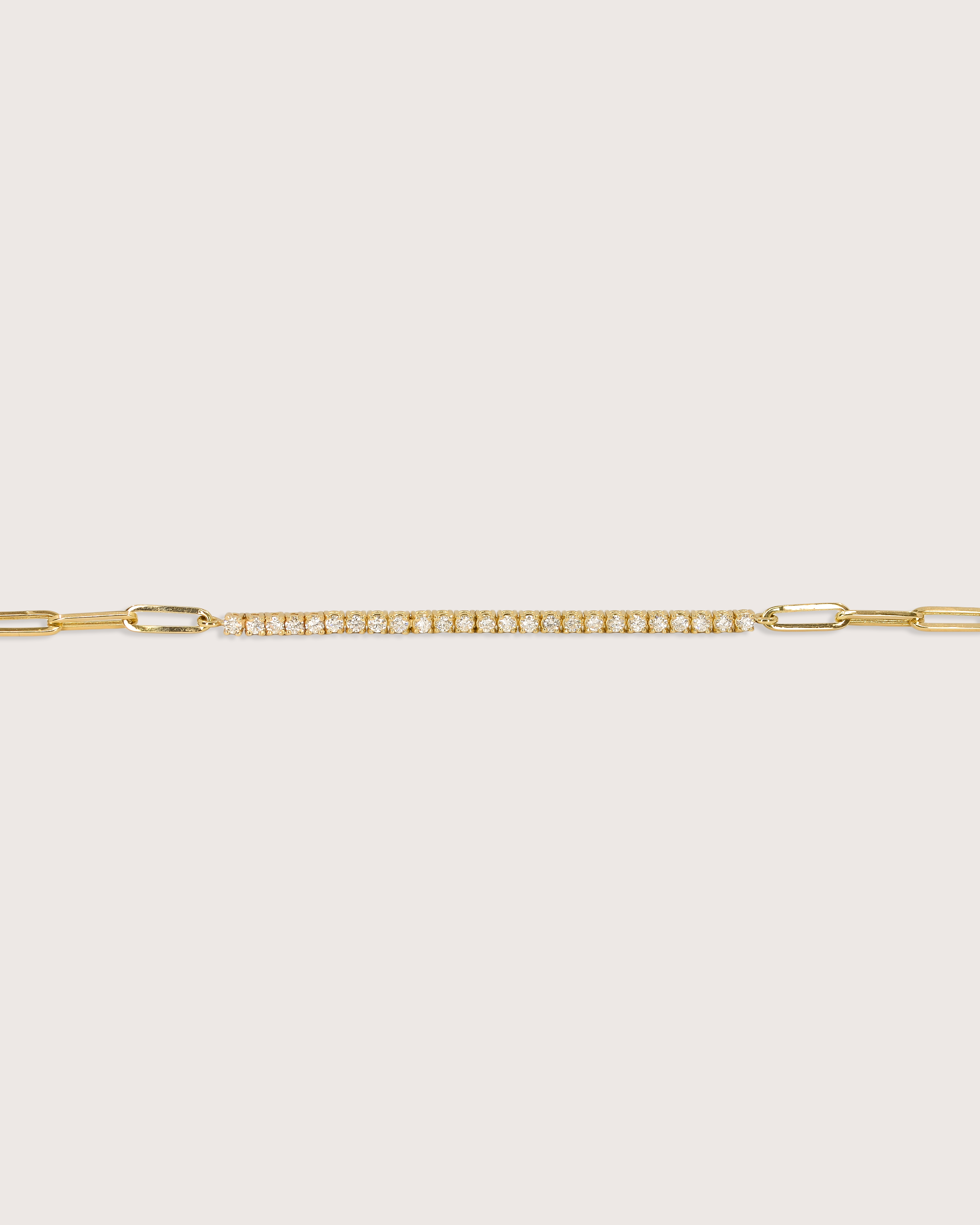 Celeste Bold Diamond Tennis Link Bracelet