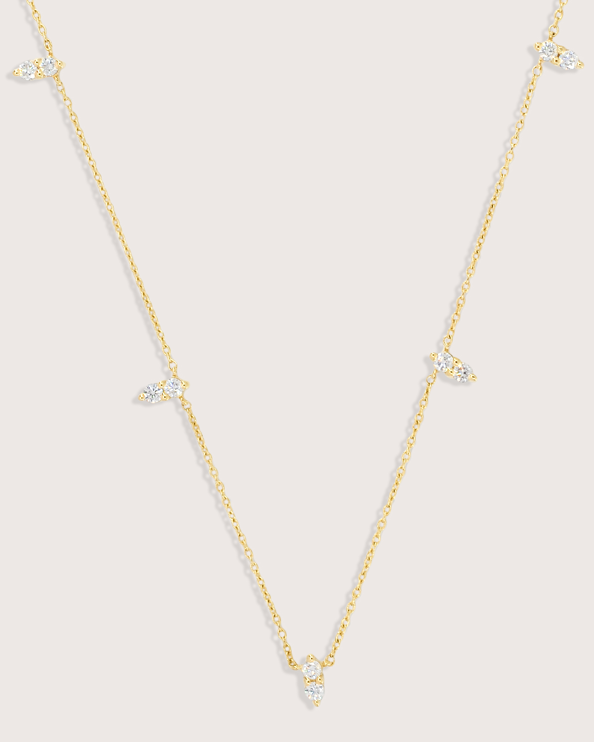 Cinque Marquise Diamond Necklace