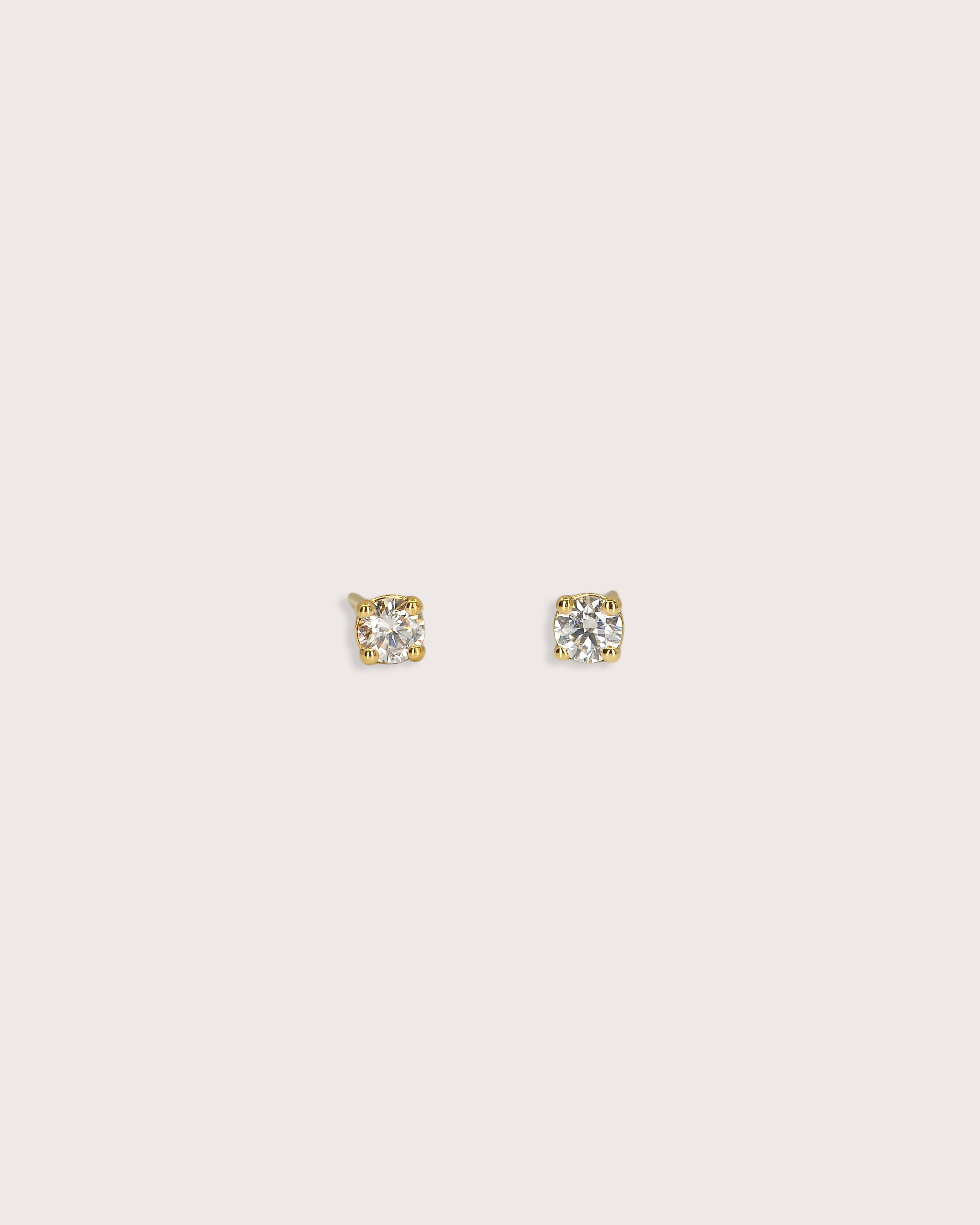 Classic Diamond Stud Earrings