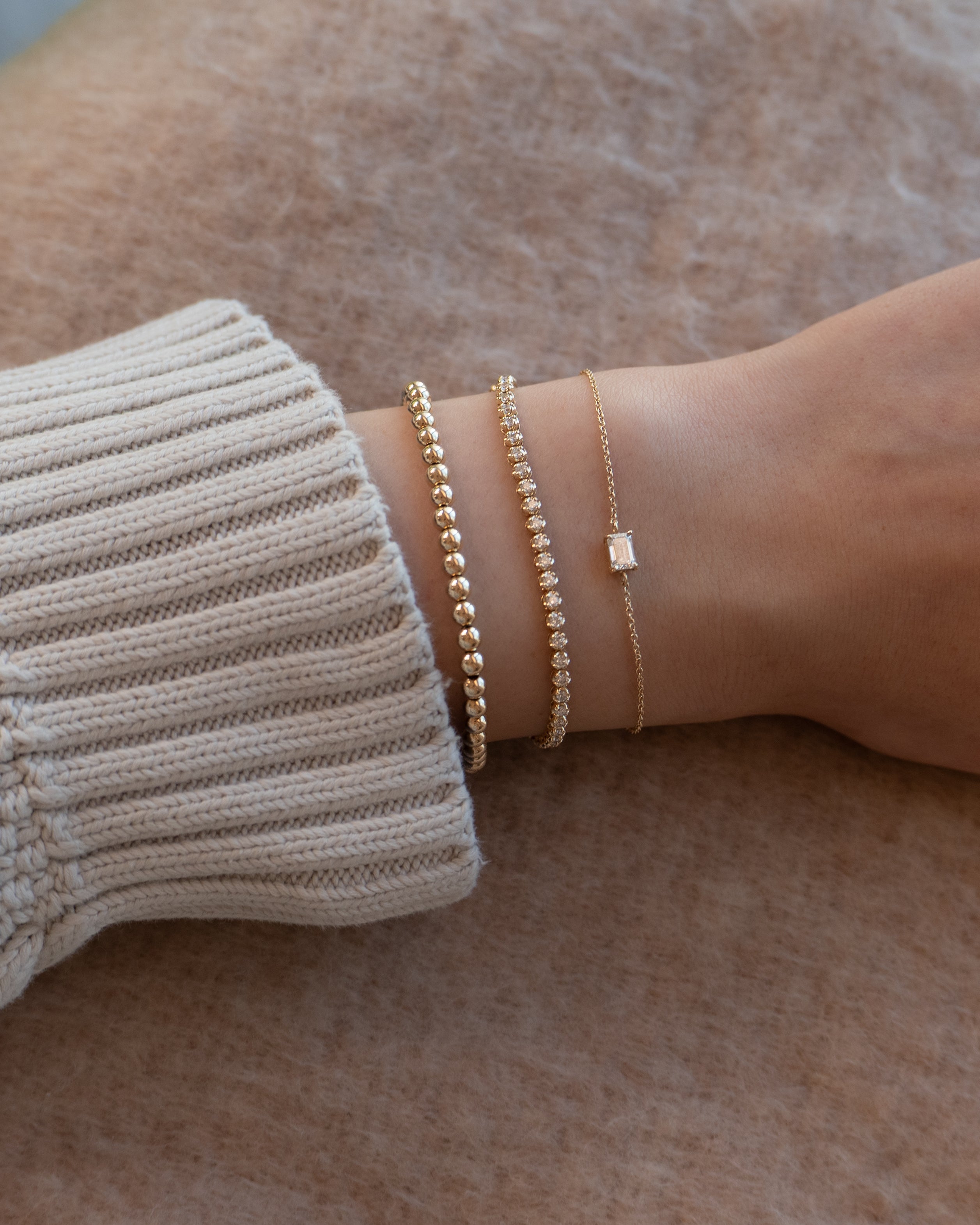 Classic Gold Bead Bracelet