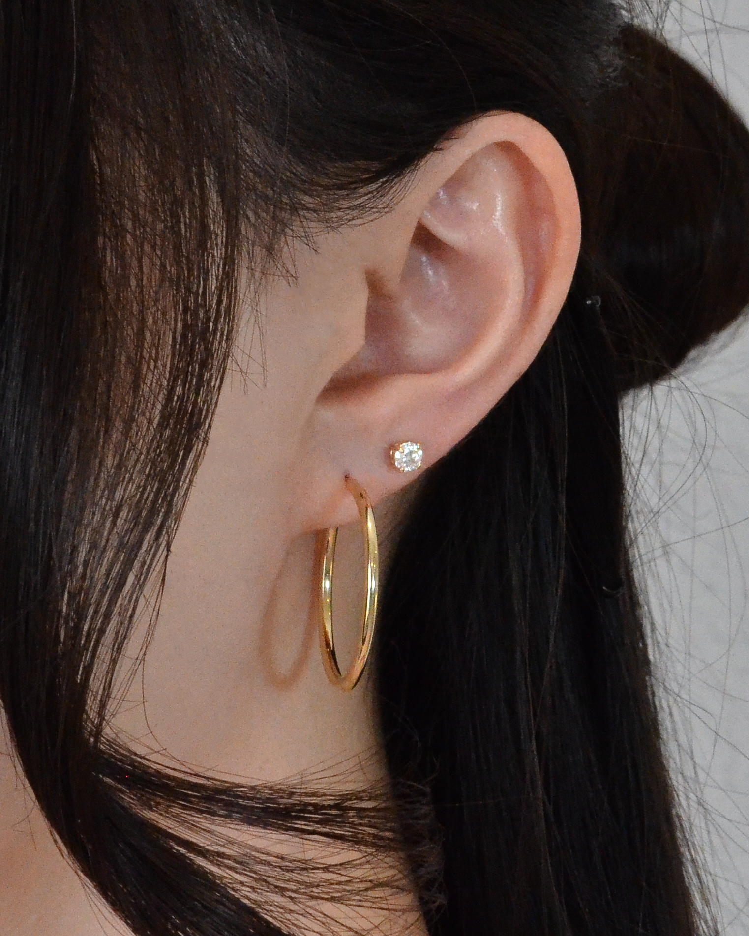 Classic Skinny Hoop Earrings