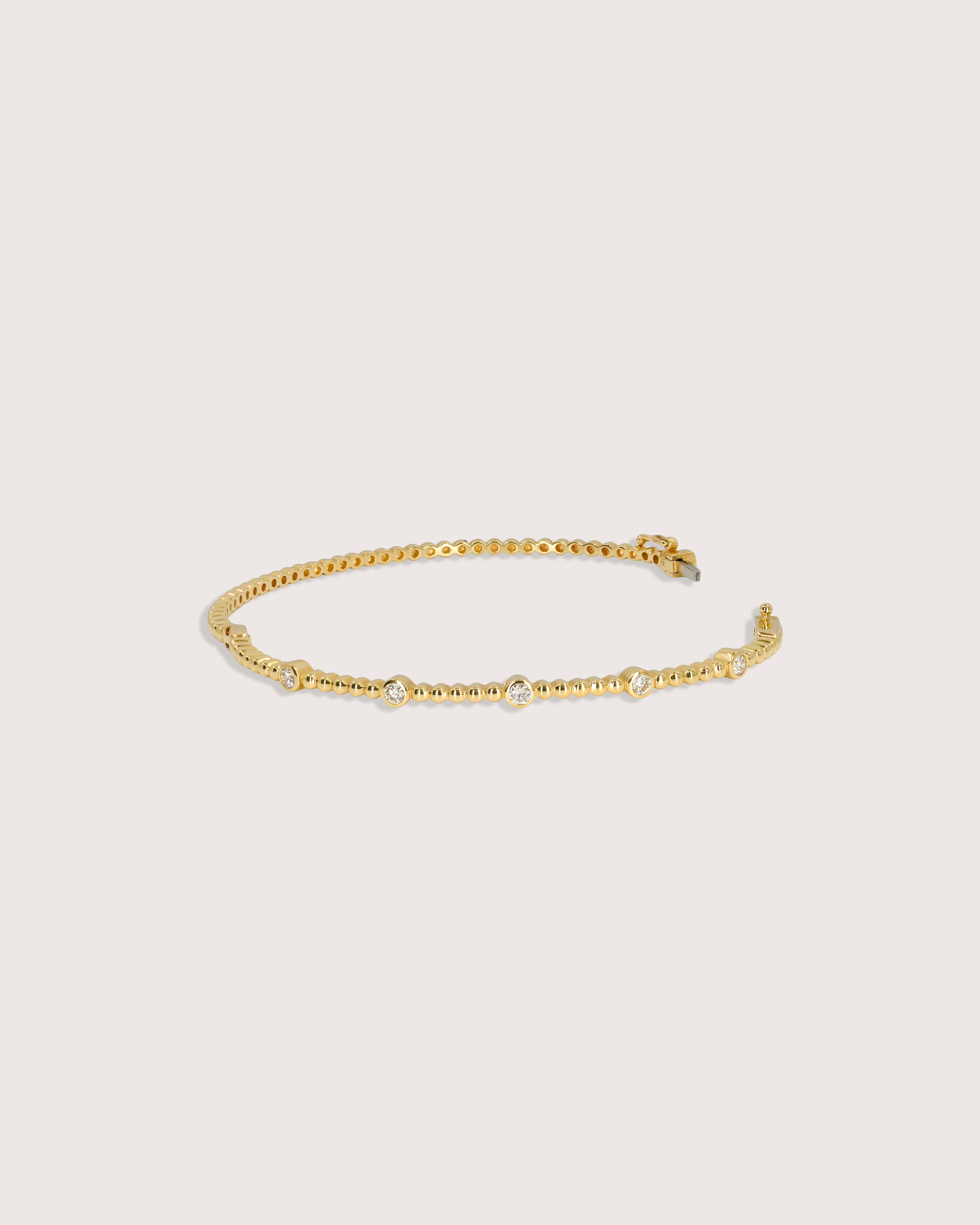 Beaded Diamond Bangle