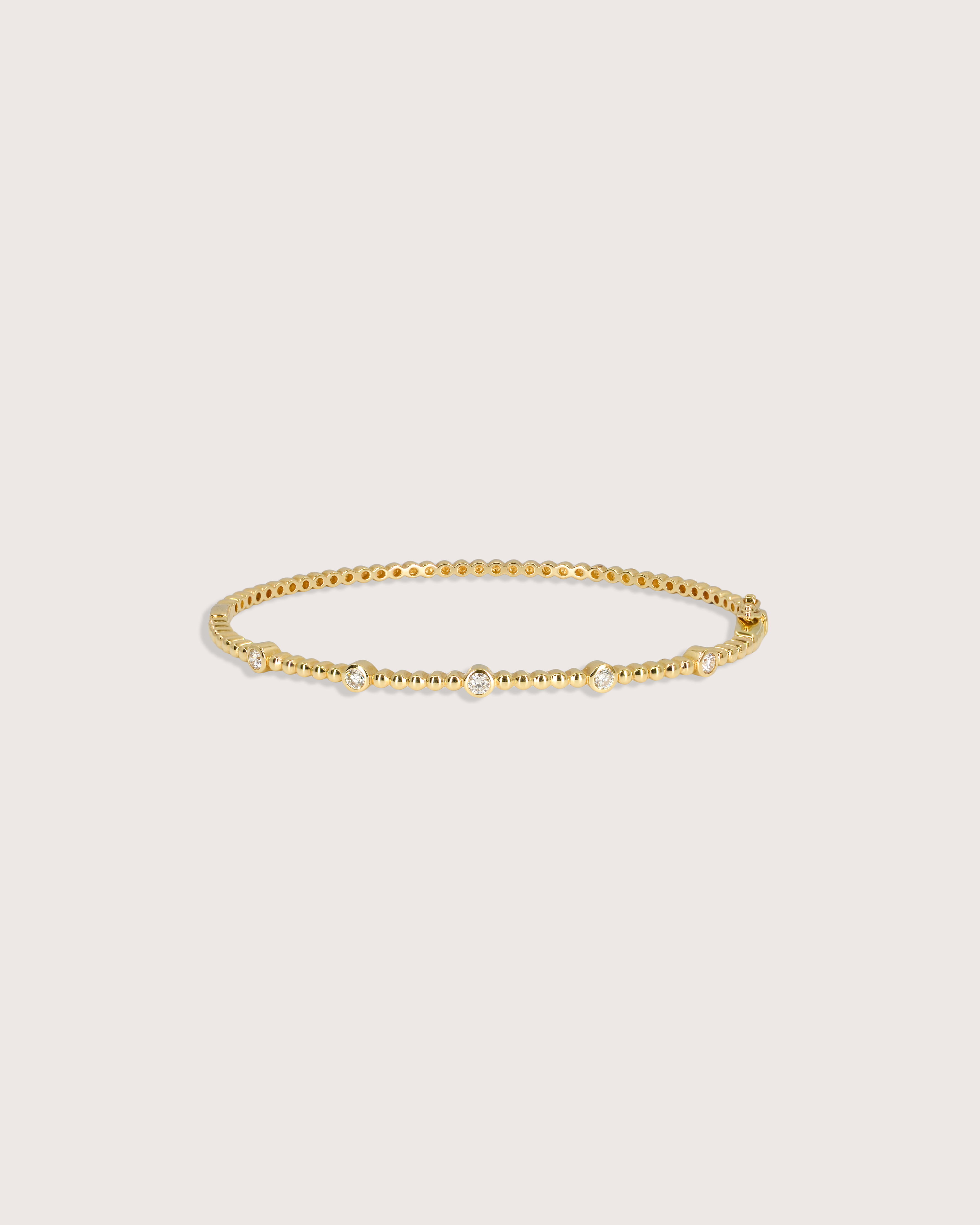 Beaded Diamond Bangle