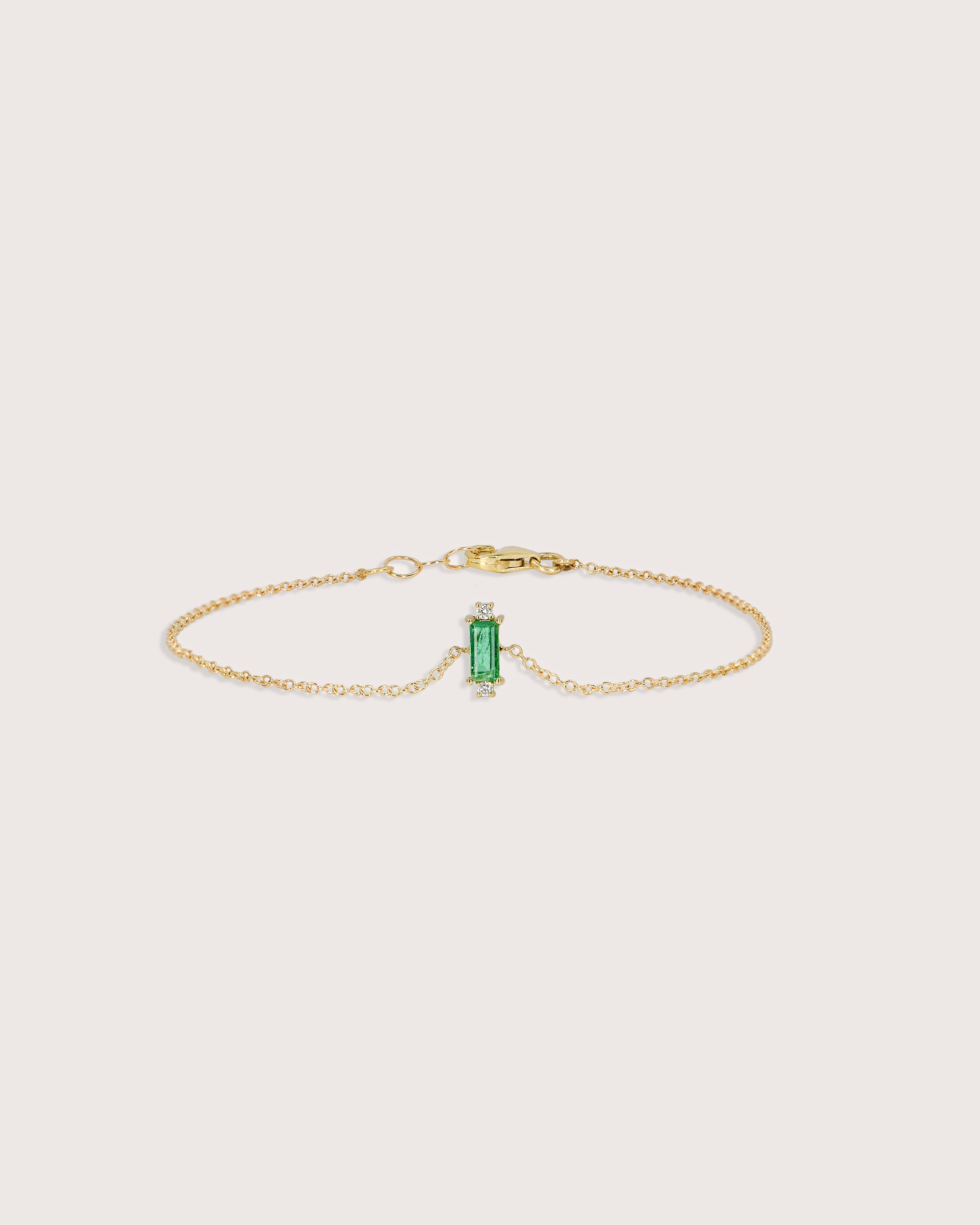 Eden Emerald Diamond Bracelet