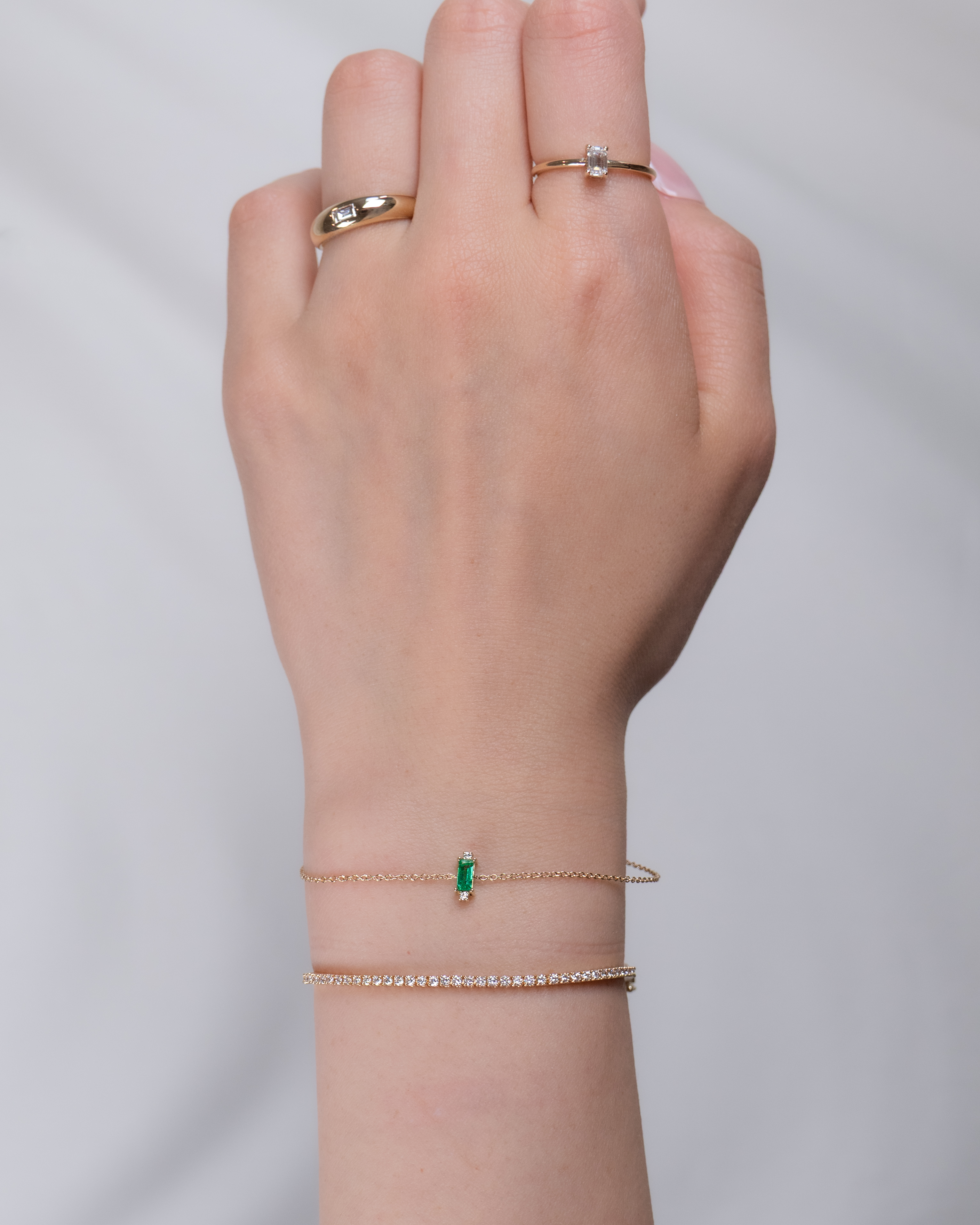 Eden Emerald Diamond Bracelet
