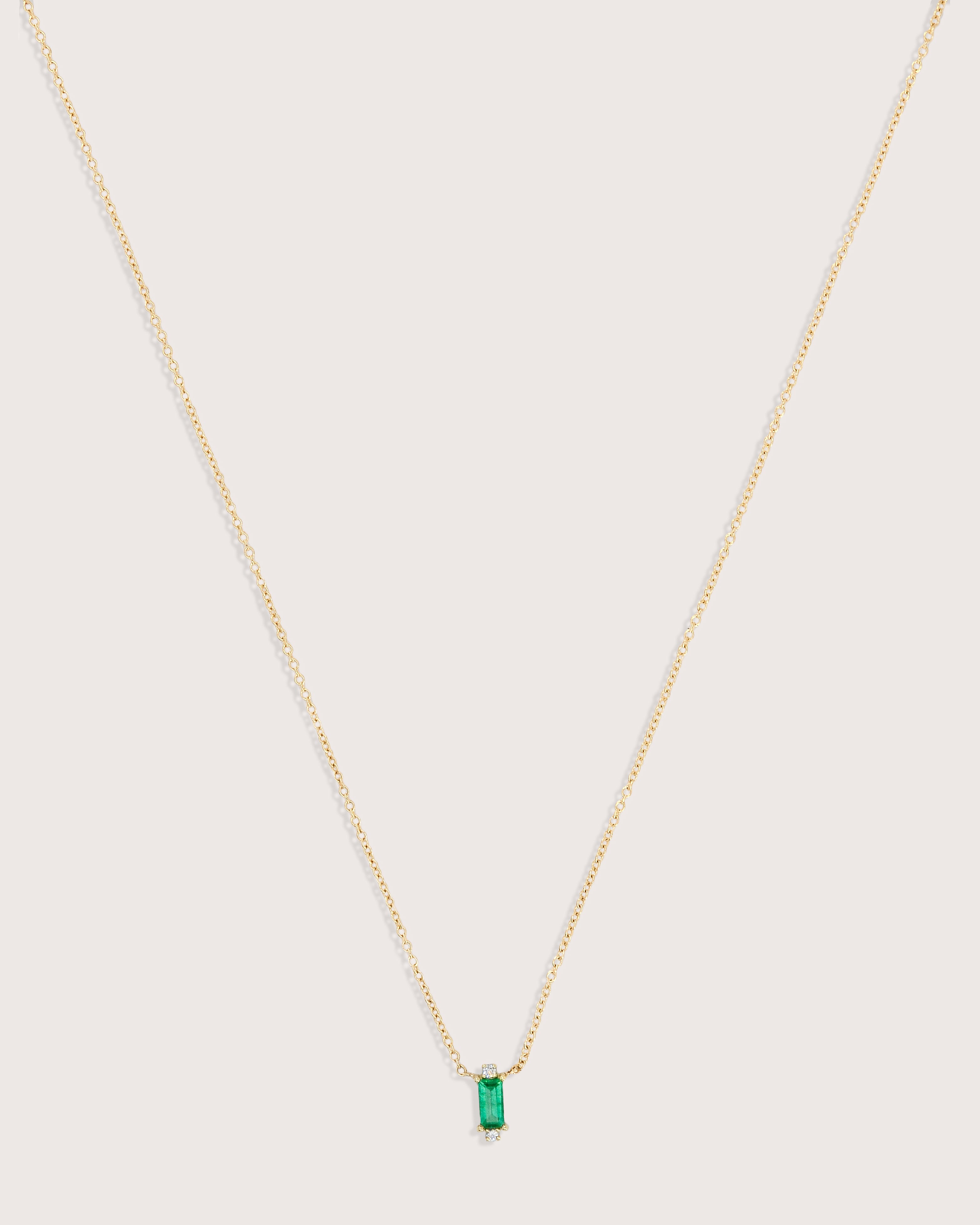 Eden Emerald Diamond Necklace