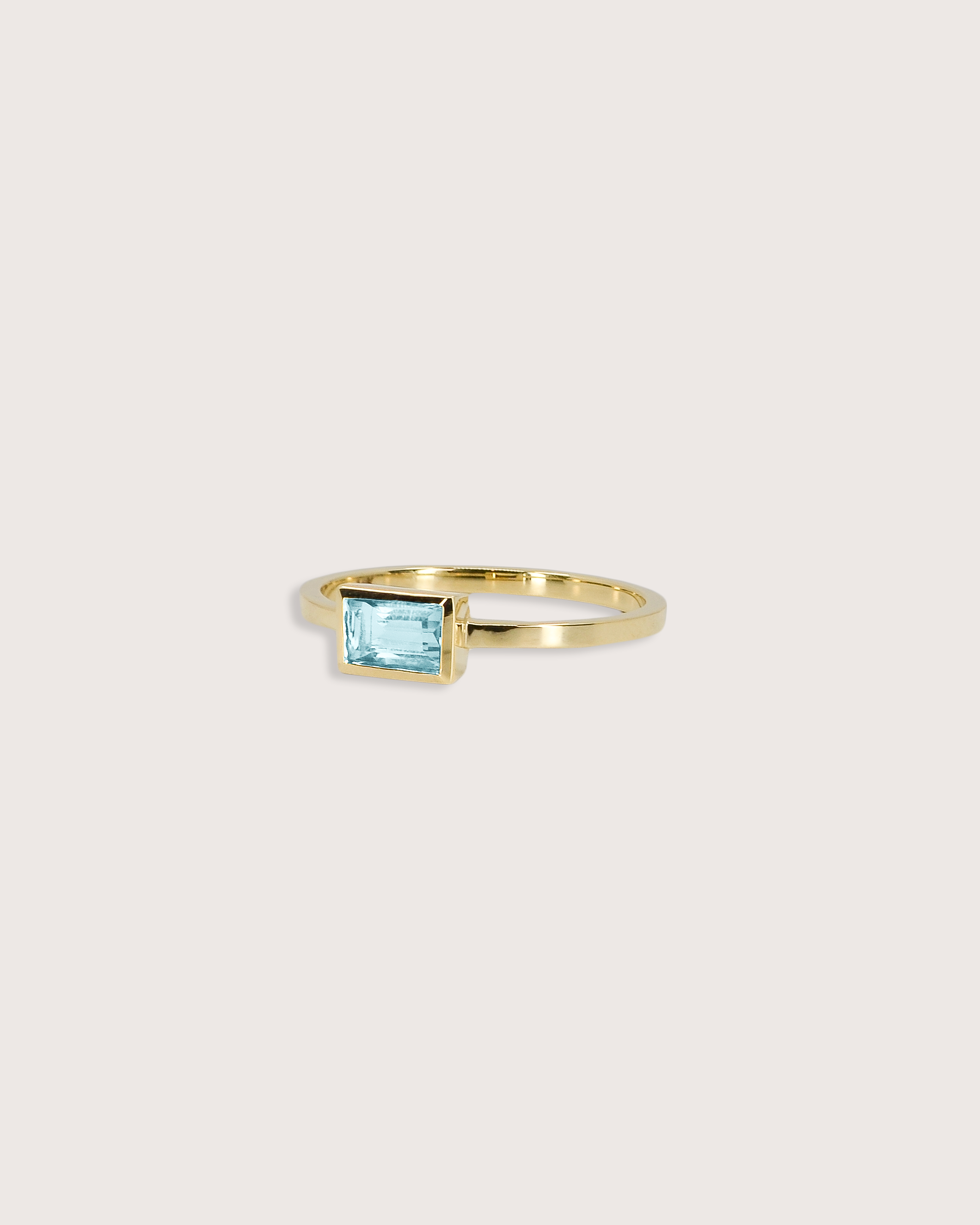 Elise Birthstone Ring Aquamarine