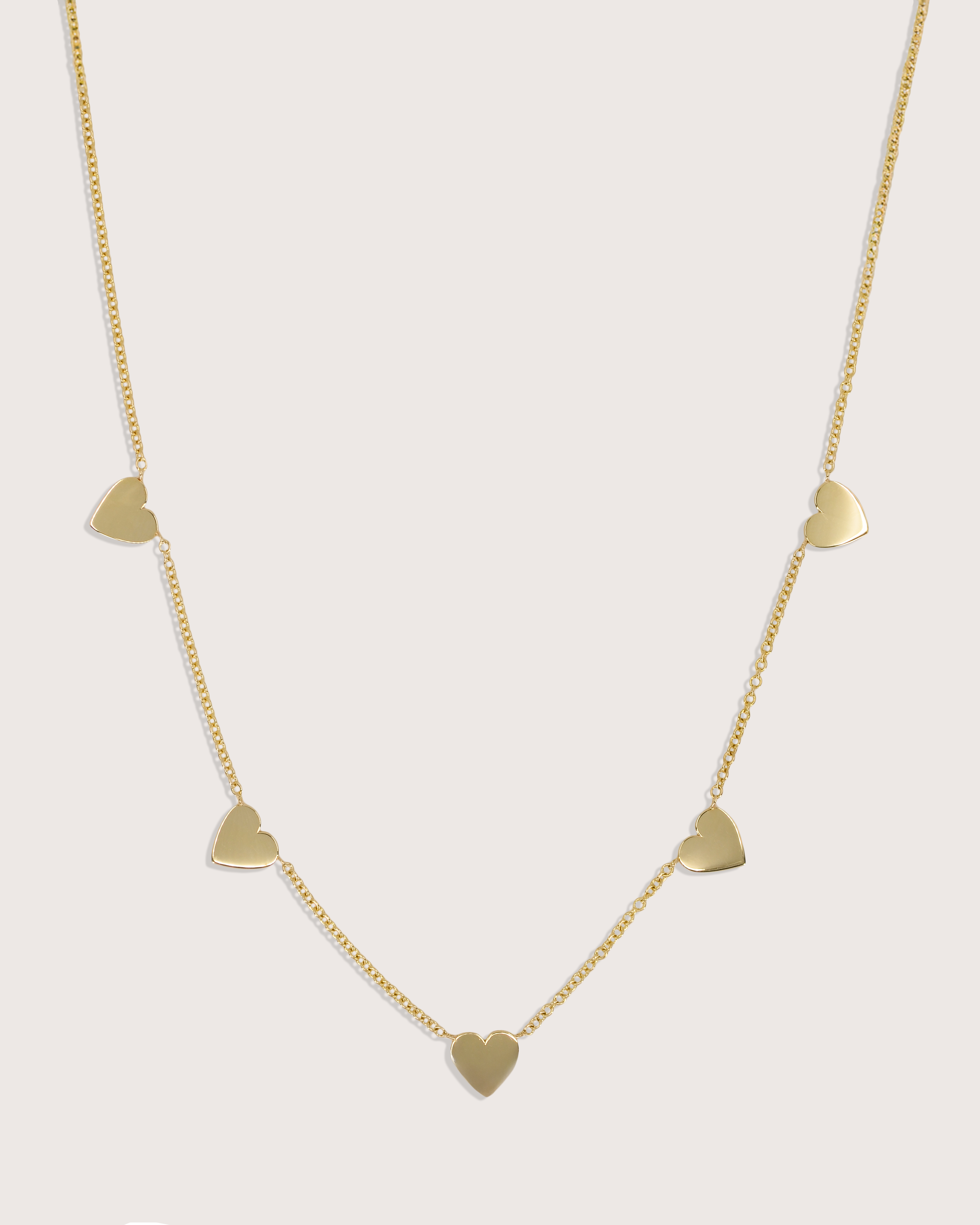 Five Hearts Necklace
