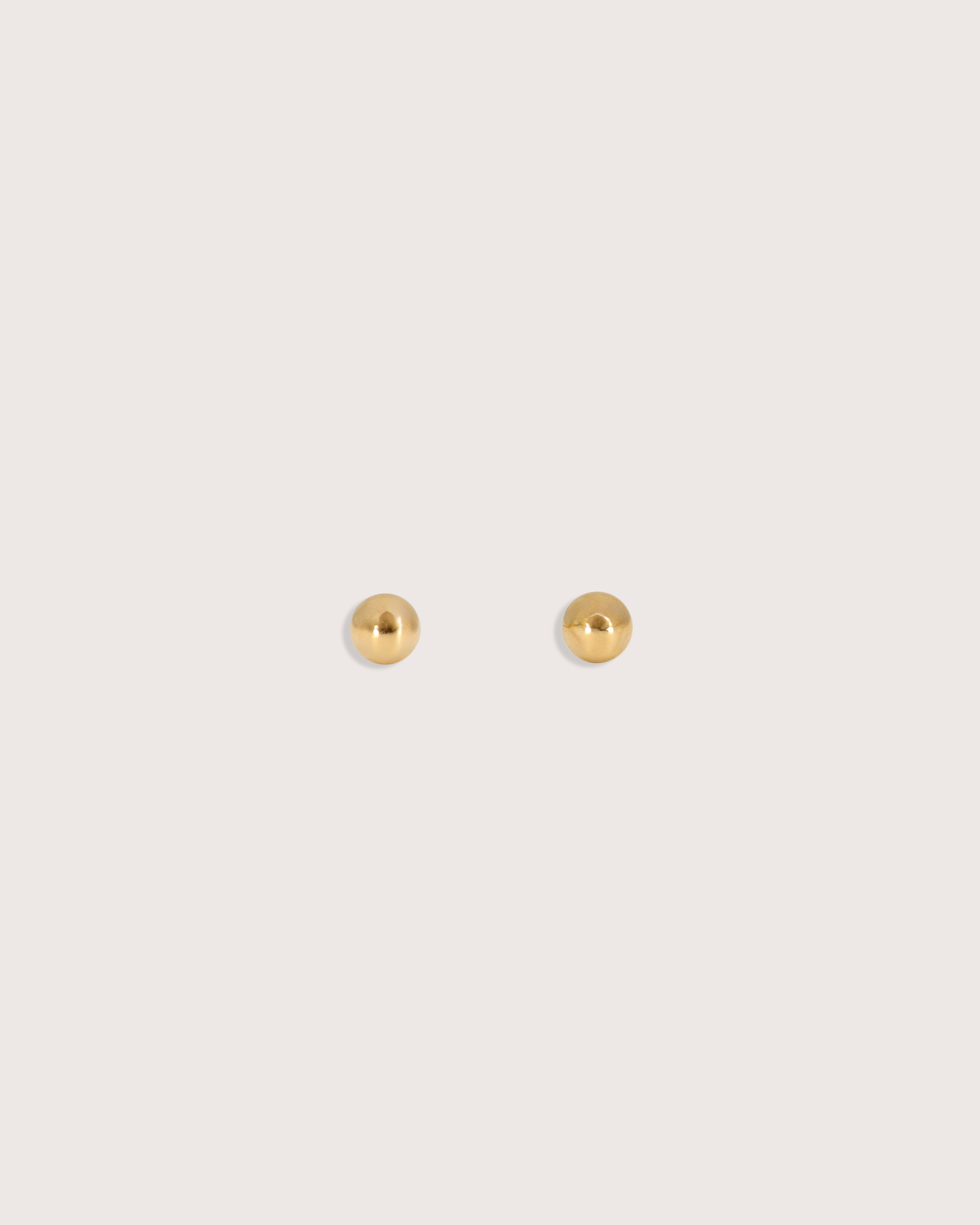 Round Stud Earrings