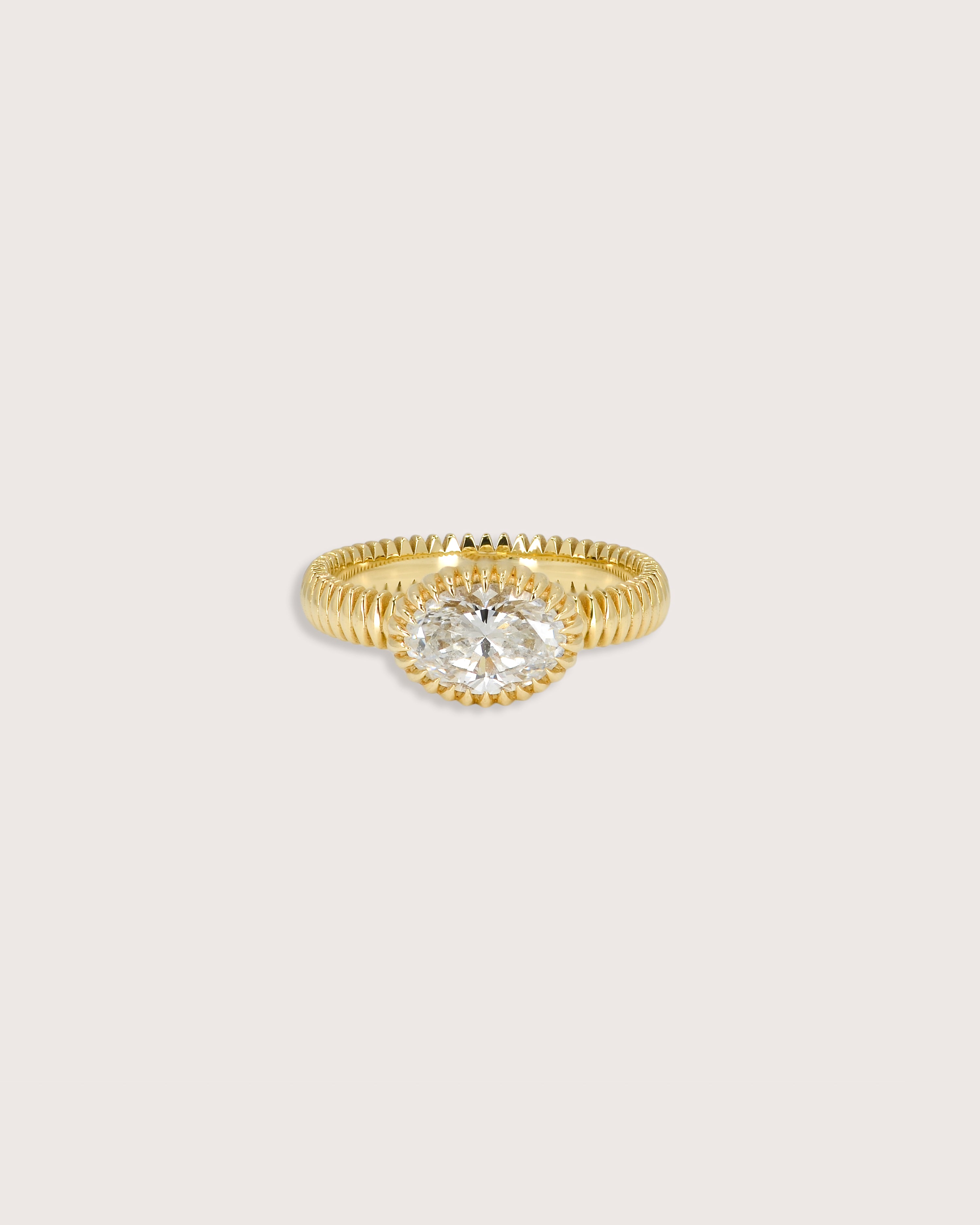 Josie Oval Diamond Ring Large