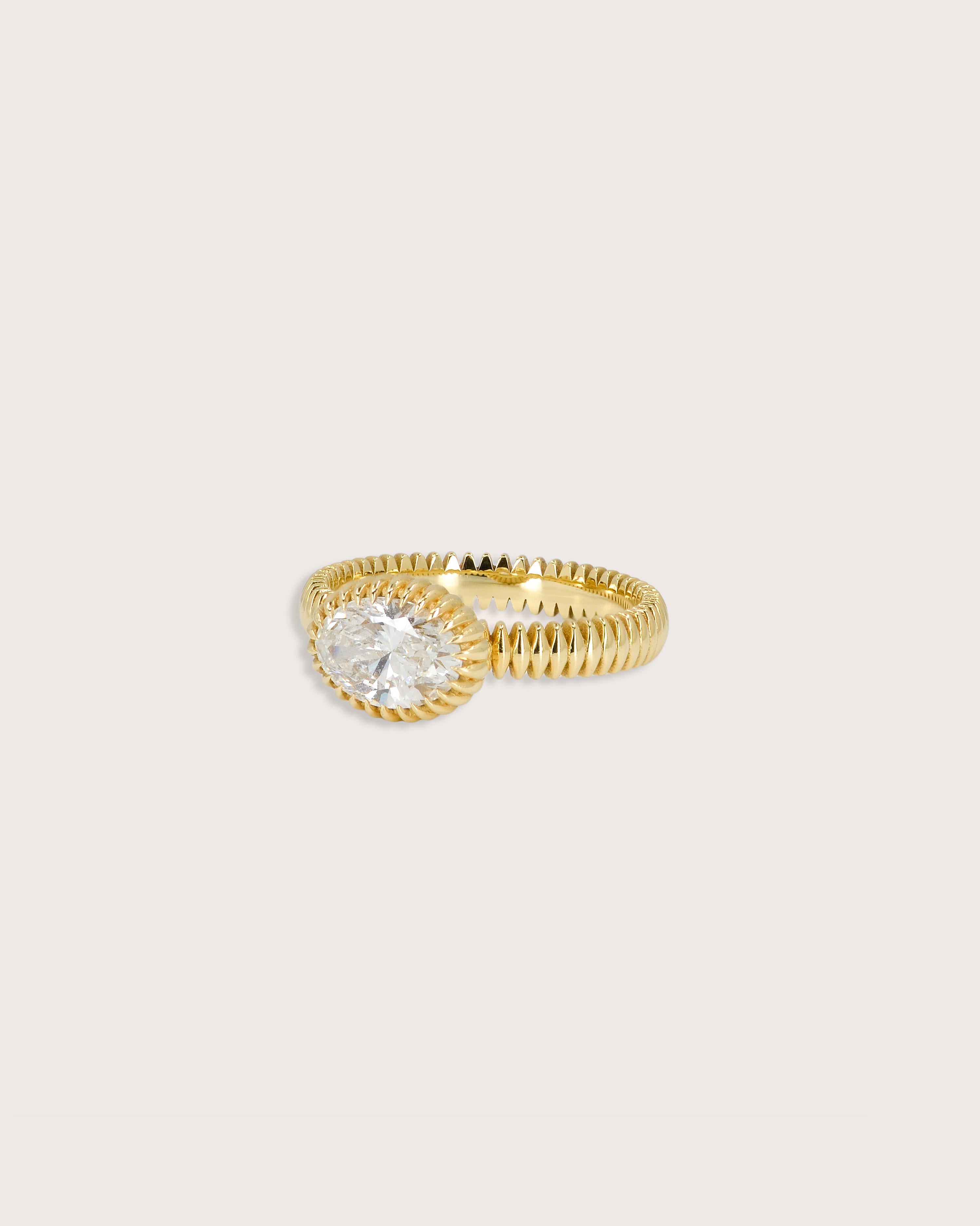 Josie Oval Diamond Ring Large