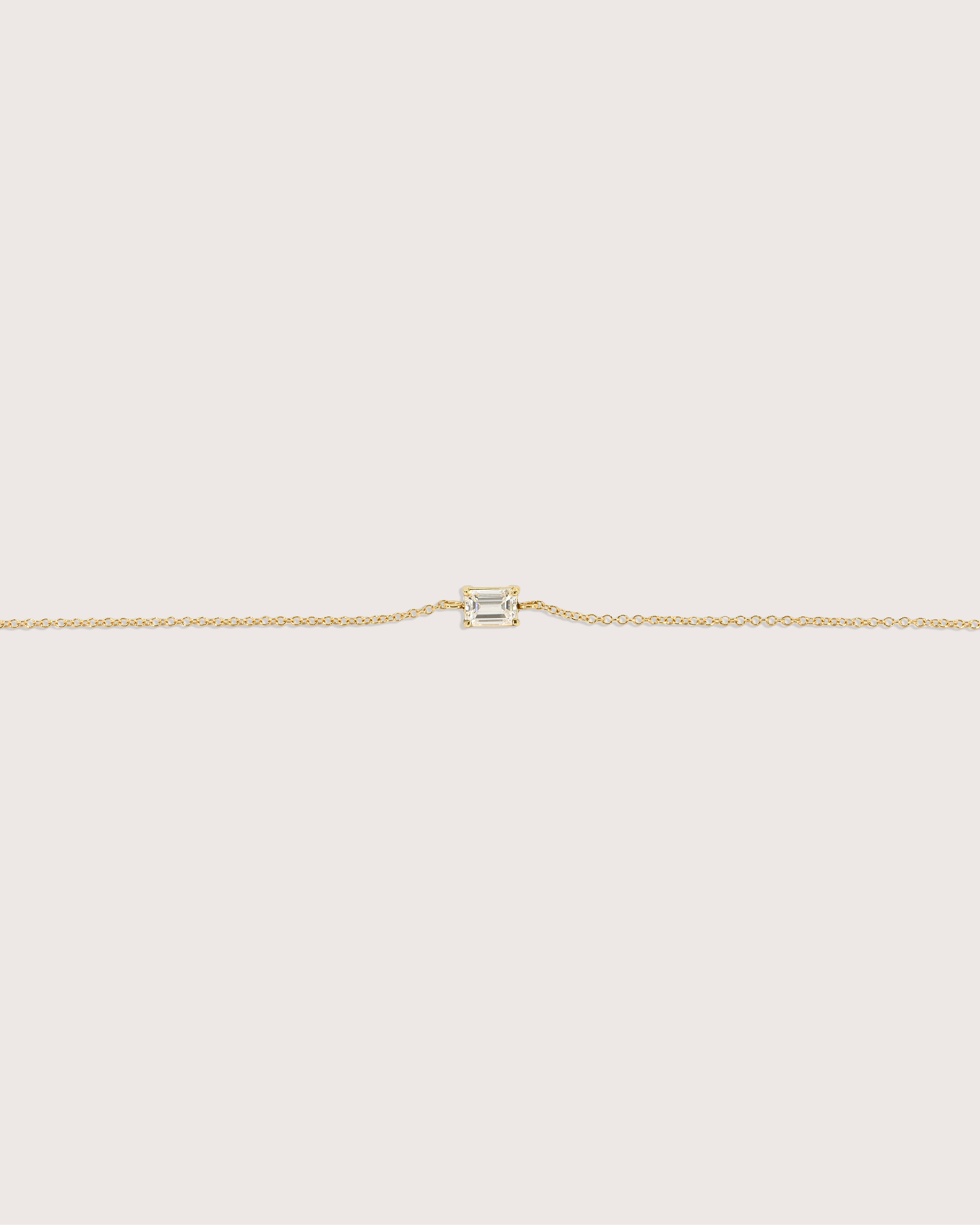 Lior Classic Emerald Cut Diamond Necklace