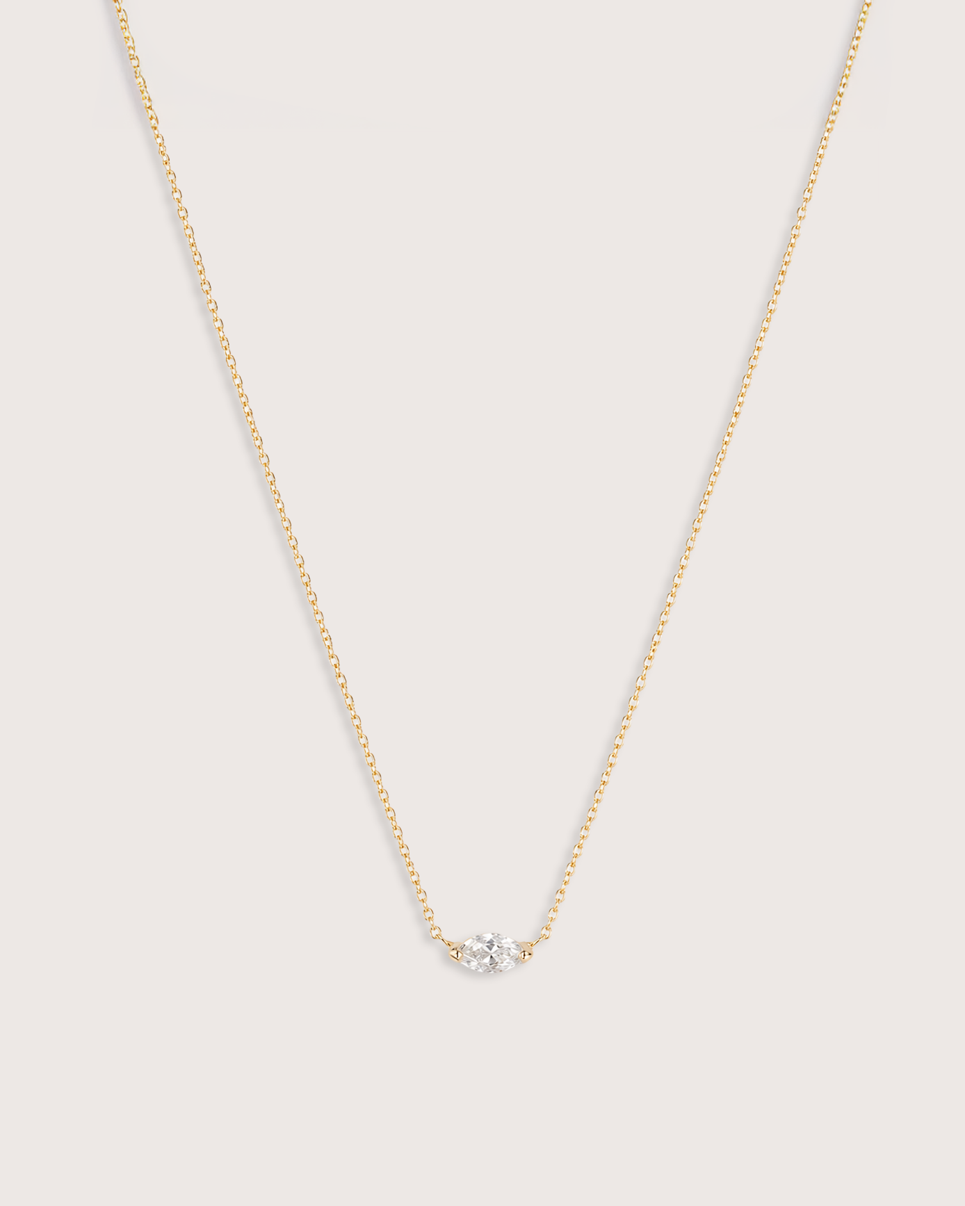 Lior Floating Marquise Diamond Necklace